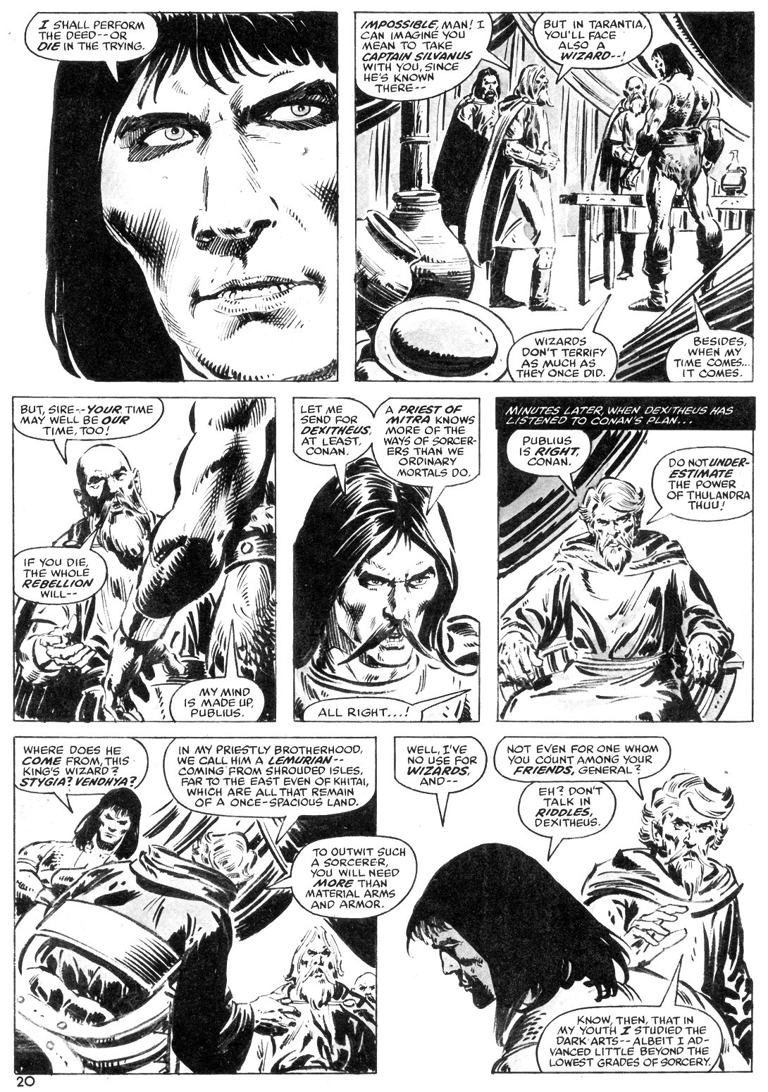 Read online The Savage Sword Of Conan comic -  Issue #52 - 20