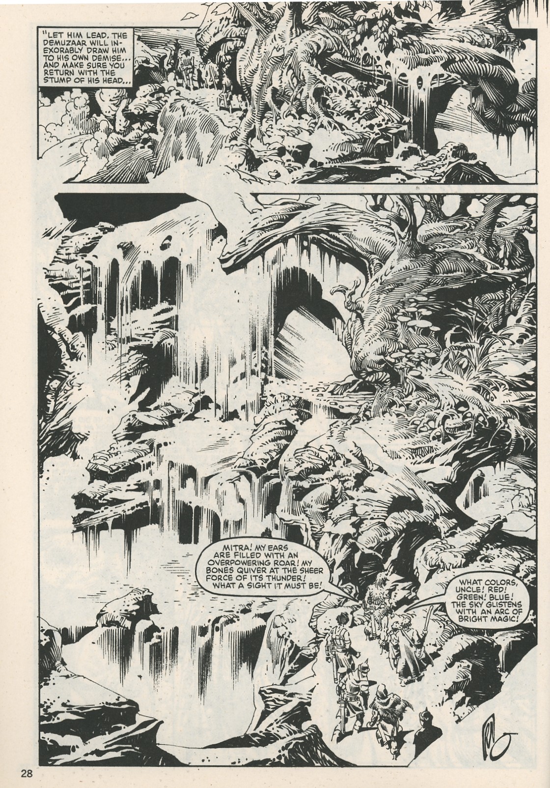 Read online The Savage Sword Of Conan comic -  Issue #114 - 28