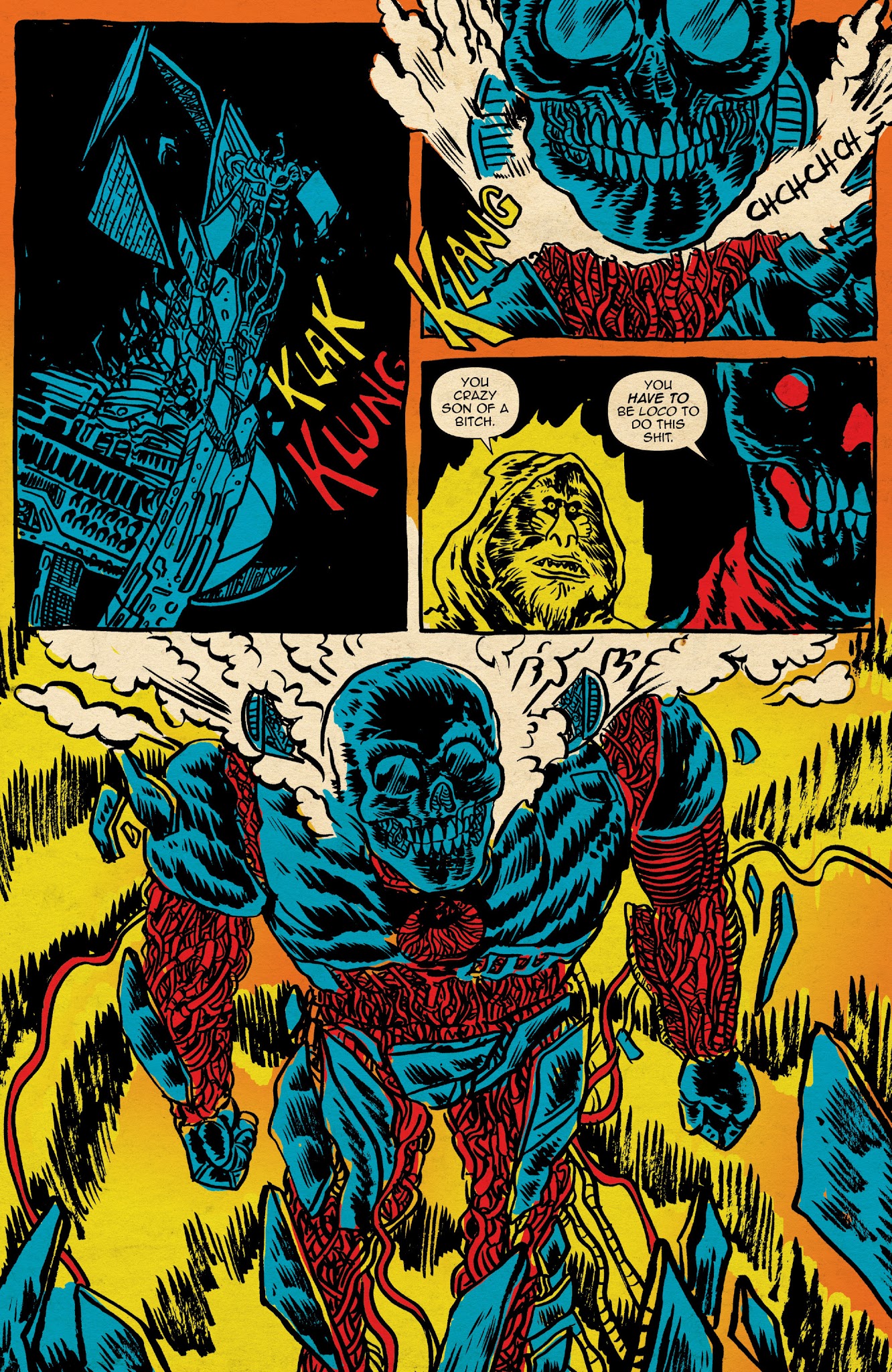 Read online Space Riders: Galaxy of Brutality comic -  Issue #4 - 7