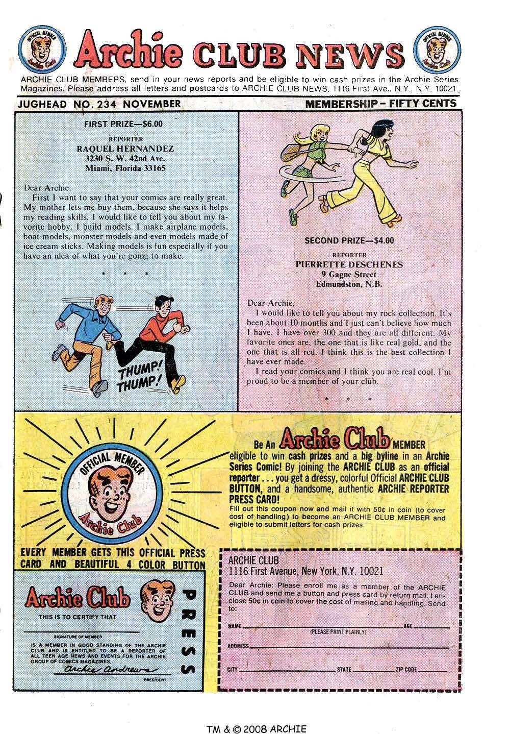 Read online Jughead (1965) comic -  Issue #234 - 19