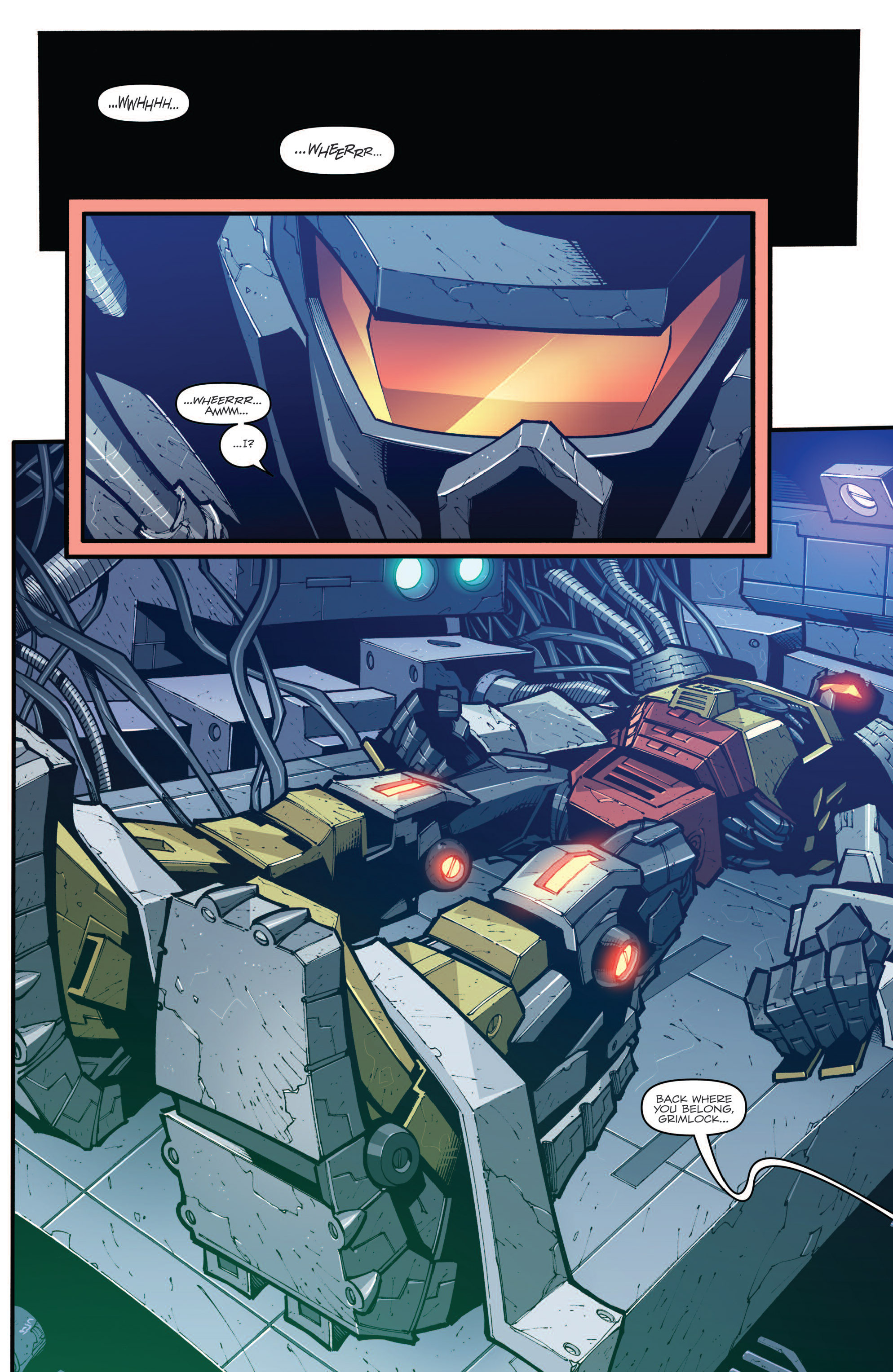 Read online The Transformers Prime: Rage of the Dinobots comic -  Issue #4 - 9