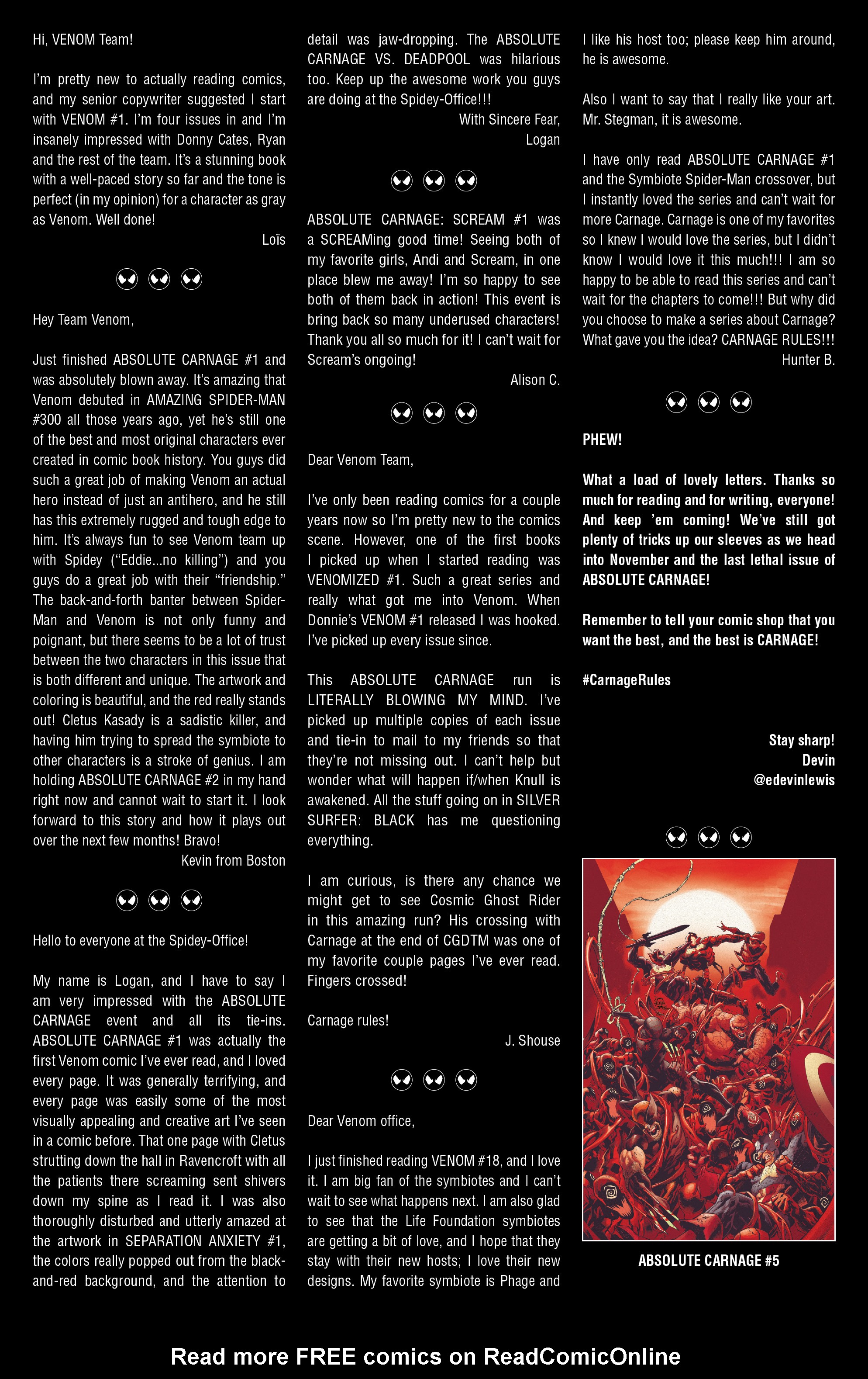 Read online Absolute Carnage: Lethal Protectors comic -  Issue #3 - 23