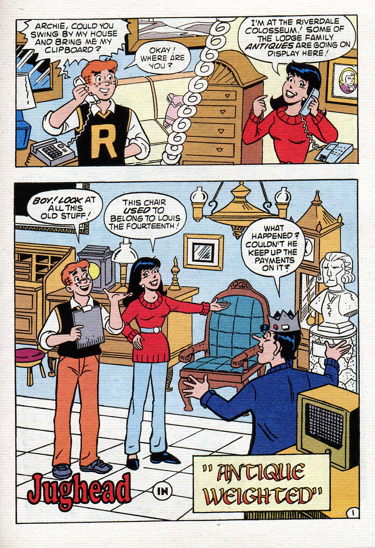 Read online Jughead's Double Digest Magazine comic -  Issue #94 - 96