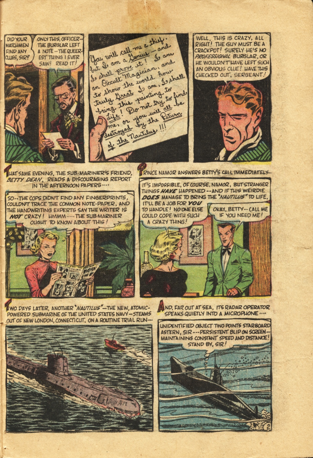 Read online Sub-Mariner Comics comic -  Issue #41 - 14