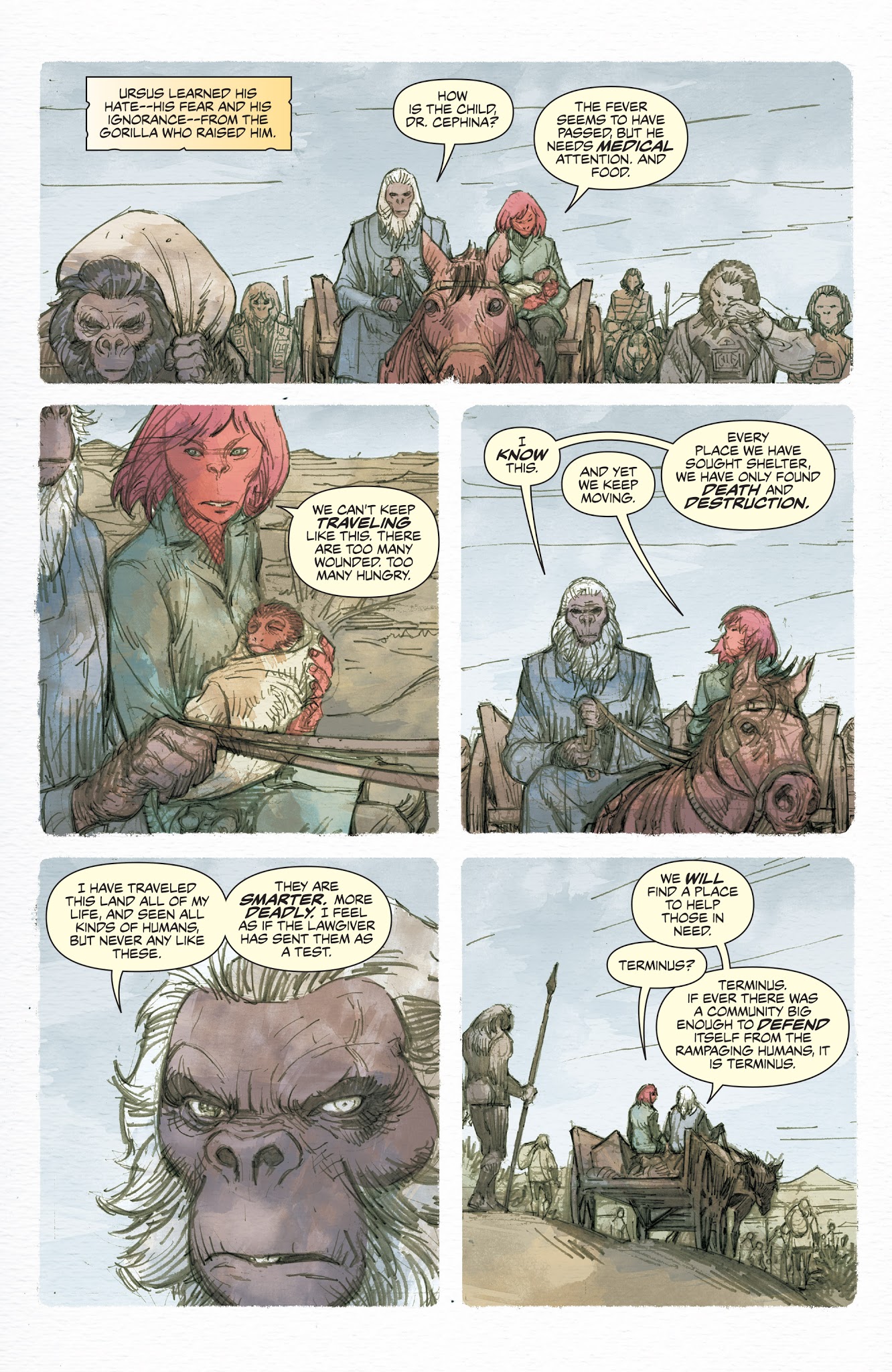 Read online Planet of the Apes: Ursus comic -  Issue #4 - 5