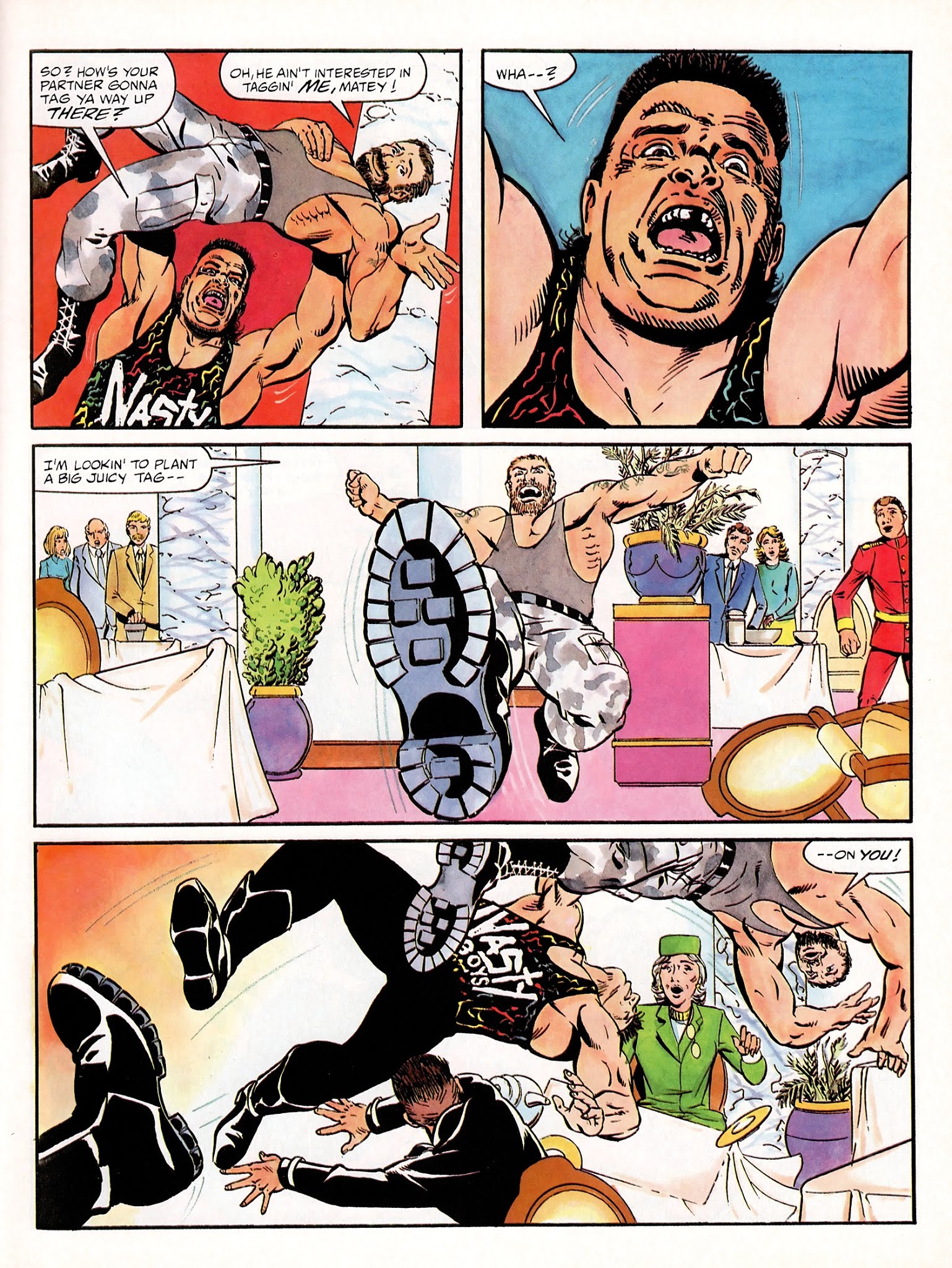 Read online WWF Battlemania comic -  Issue #2 - 59