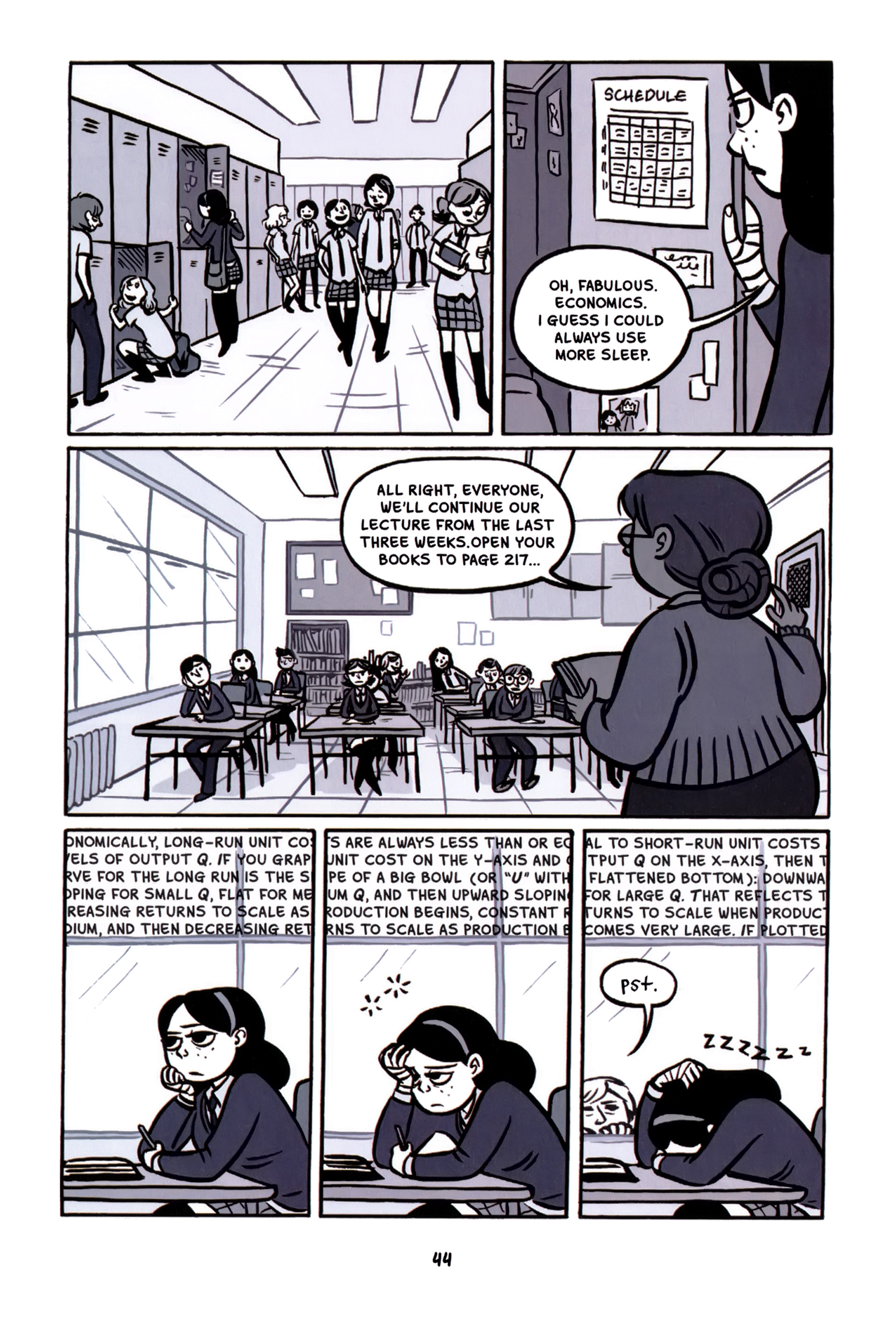 Read online Anya's Ghost comic -  Issue #1 - 45