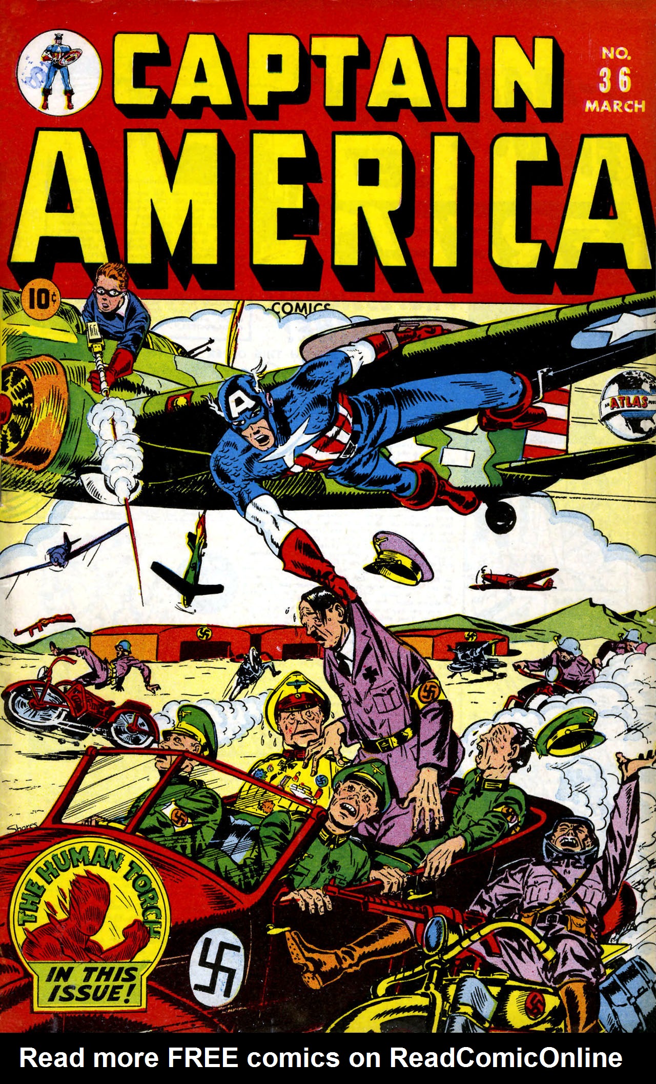 Read online Captain America Comics comic -  Issue #36 - 1