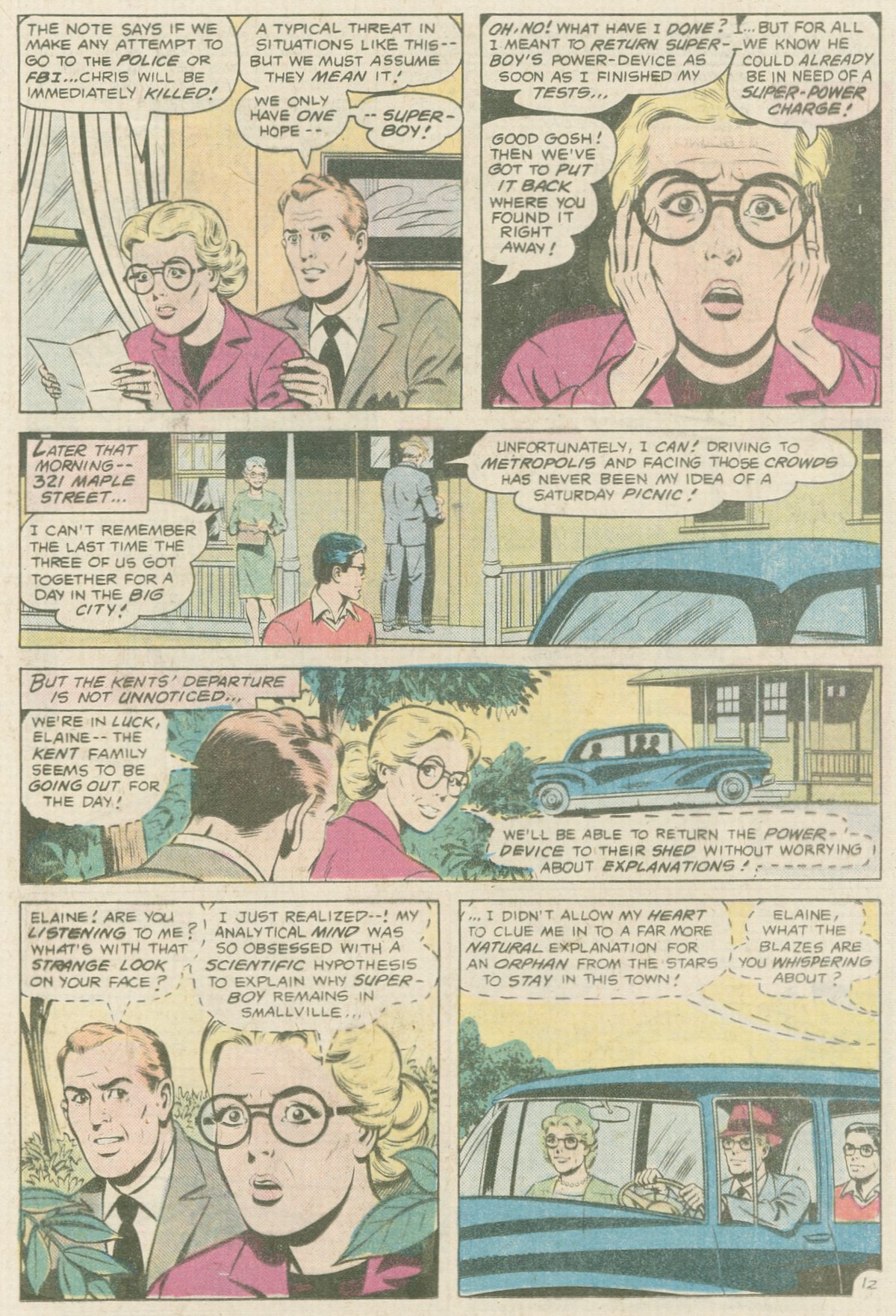 The New Adventures of Superboy 16 Page 12