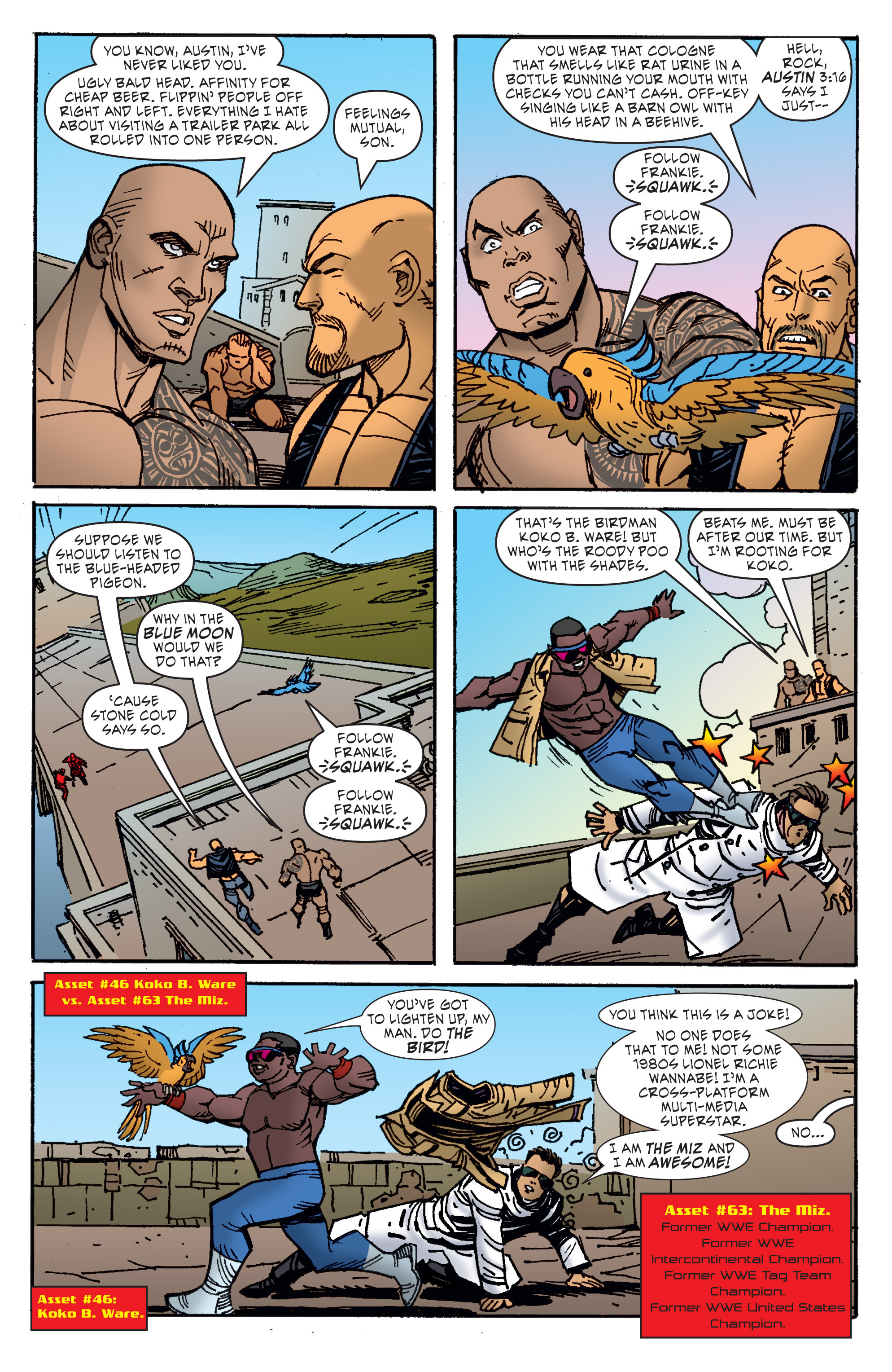 Read online WWE Superstars comic -  Issue #11 - 12