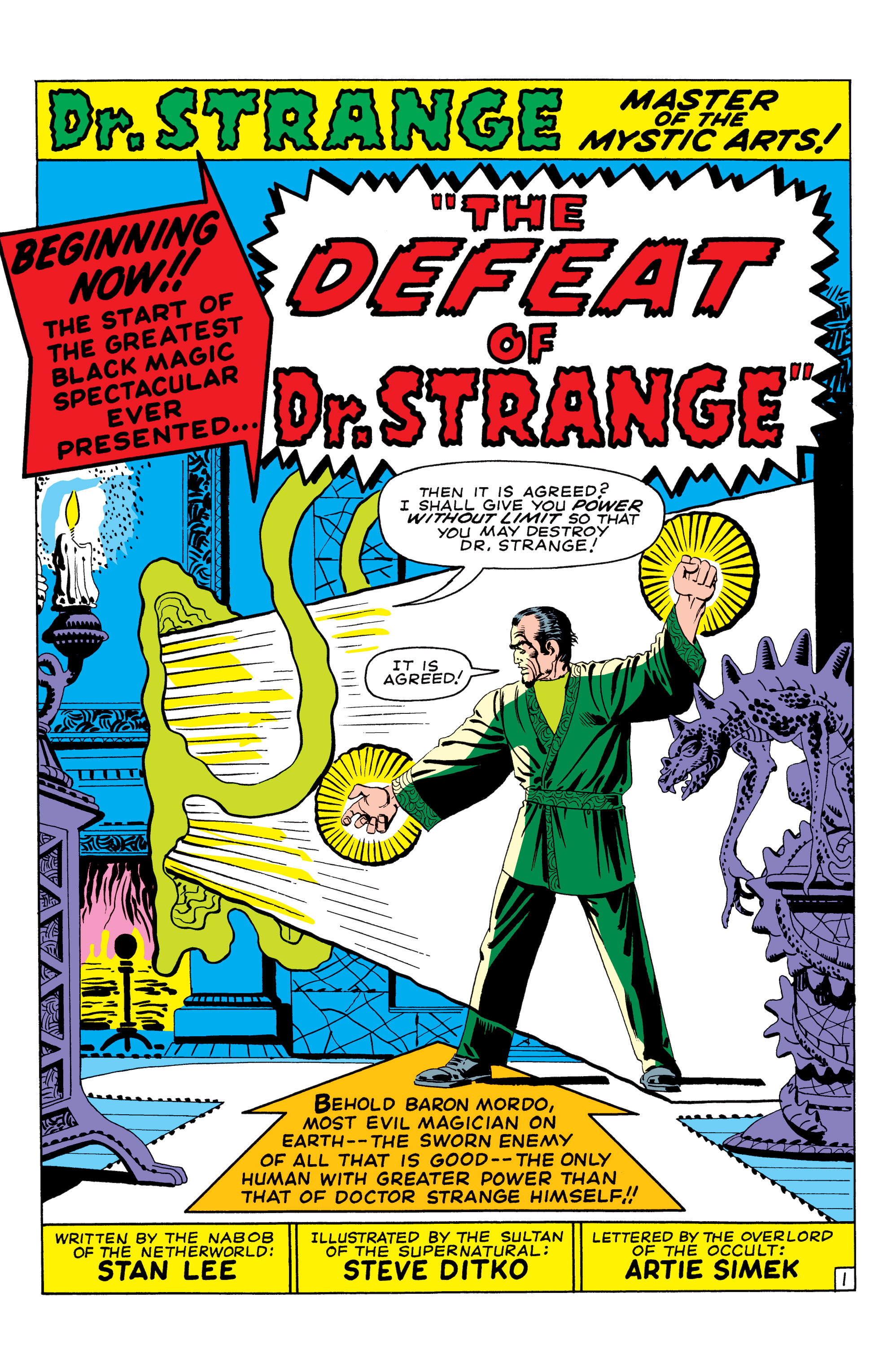 Read online Marvel Masterworks: Doctor Strange comic -  Issue # TPB 1 - 176
