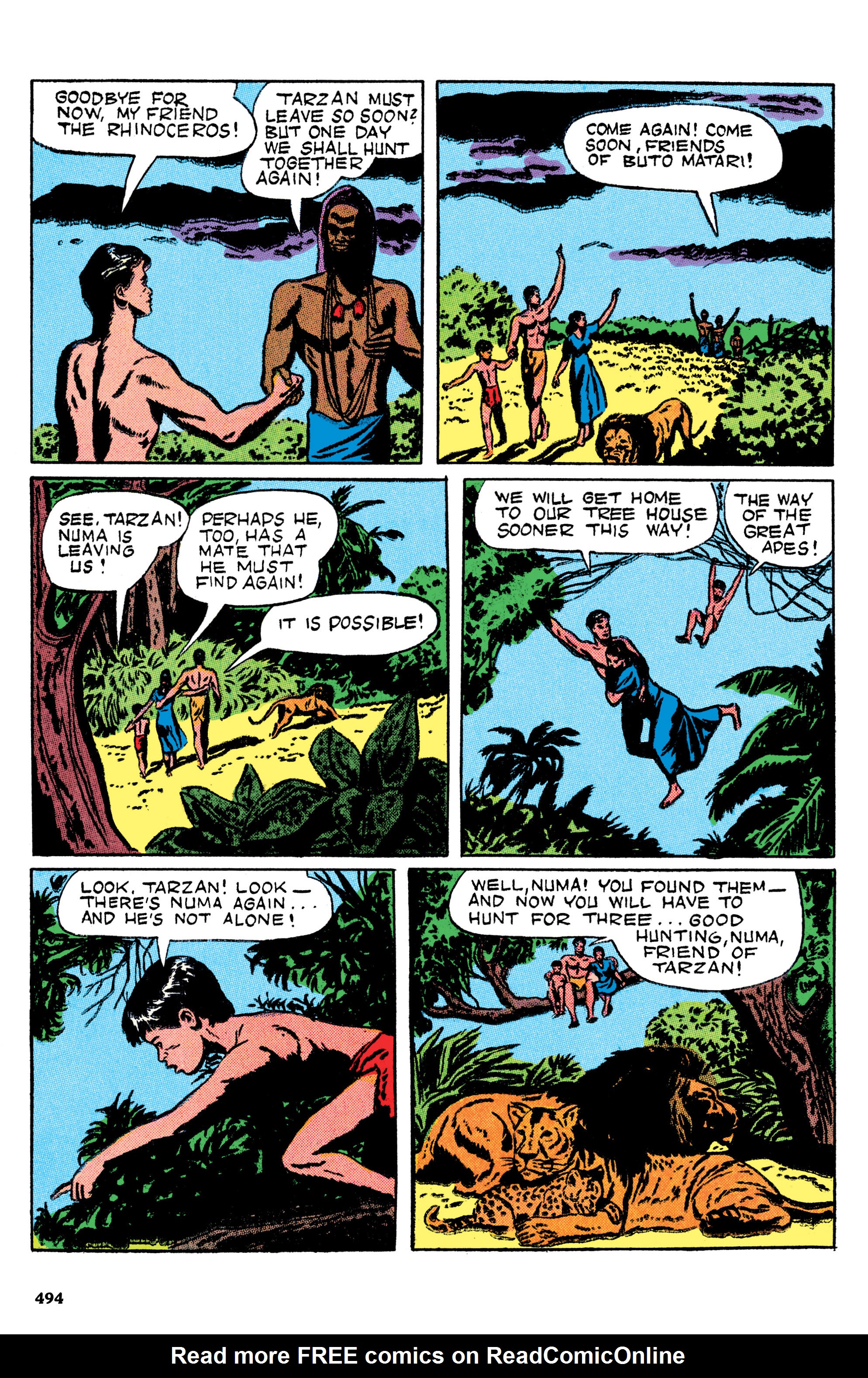 Read online Edgar Rice Burroughs Tarzan: The Jesse Marsh Years Omnibus comic -  Issue # TPB (Part 5) - 96