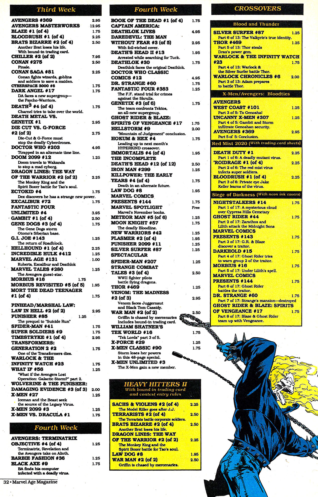 Read online Marvel Age comic -  Issue #130 - 34