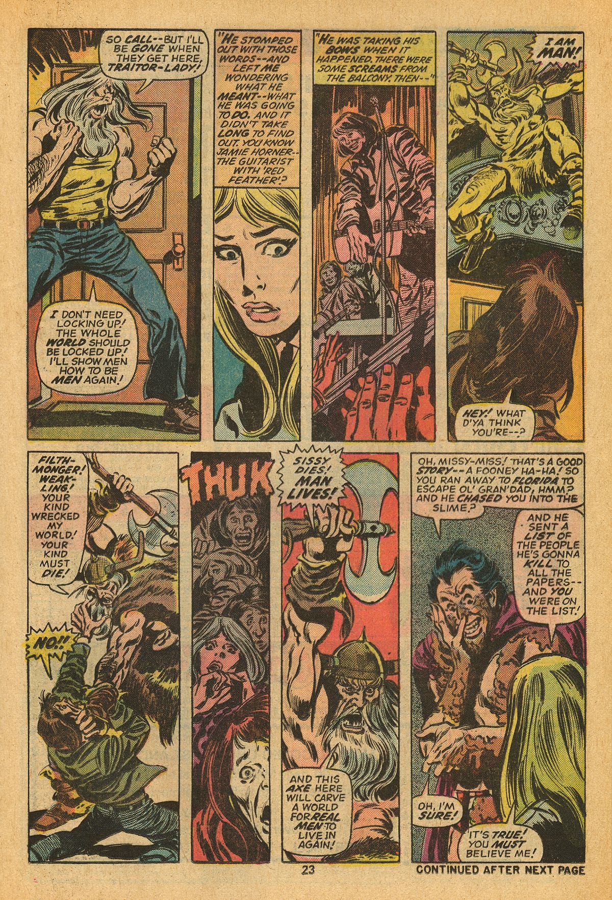 Read online Man-Thing (1974) comic -  Issue #16 - 25