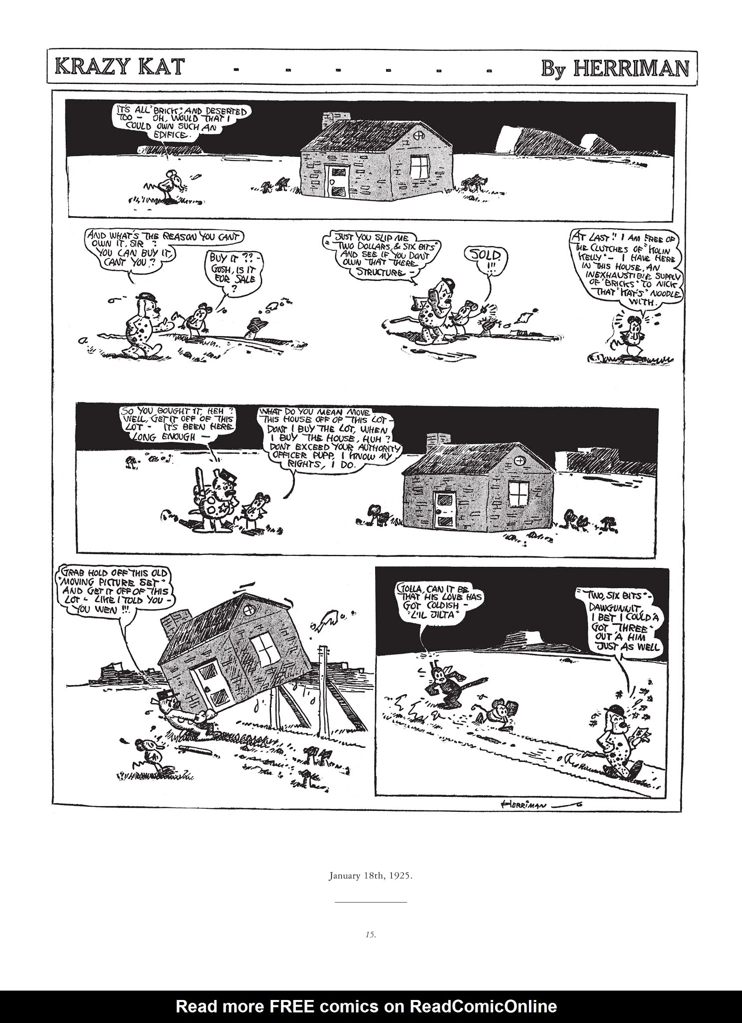 Read online Krazy & Ignatz comic -  Issue # TPB 4 - 16