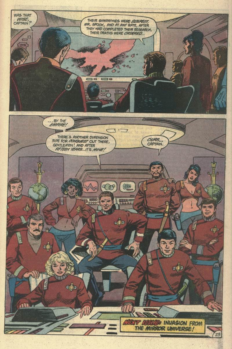 Read online Star Trek (1984) comic -  Issue #9 - 24