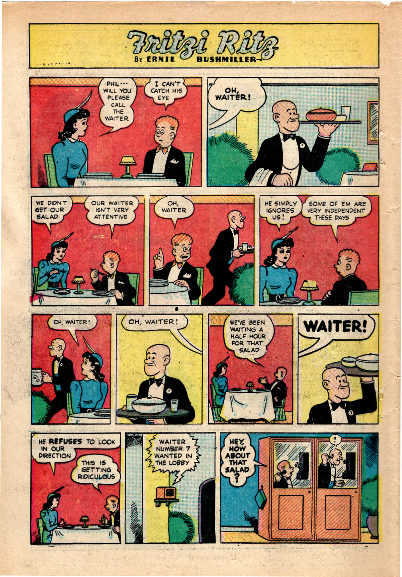 Read online Fritzi Ritz (1953) comic -  Issue #47 - 34