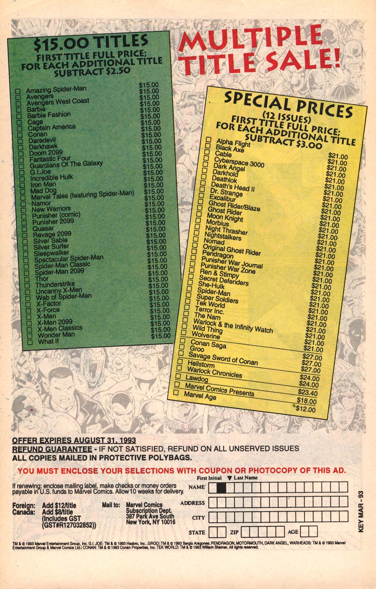 Read online Marvel Tales (1964) comic -  Issue #273 - 33