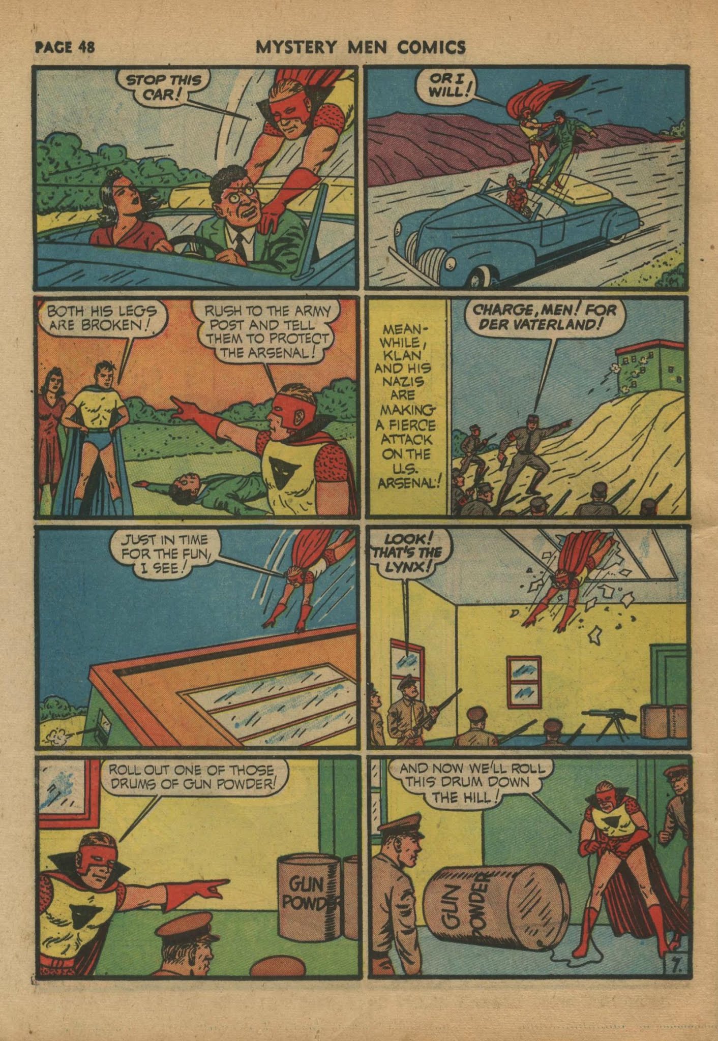 Read online Mystery Men Comics comic -  Issue #24 - 50