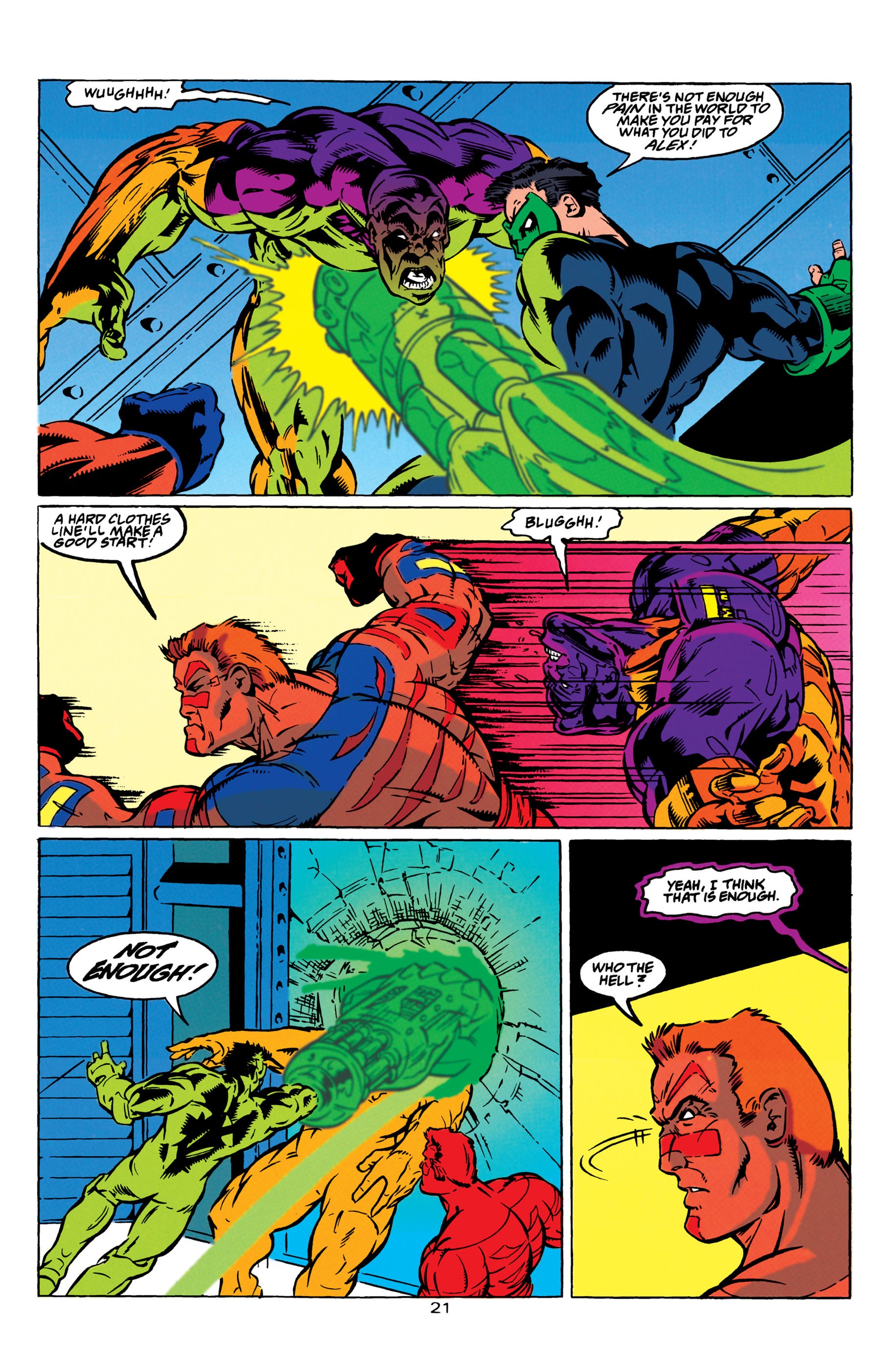 Read online Guy Gardner: Warrior comic -  Issue #28 - 21