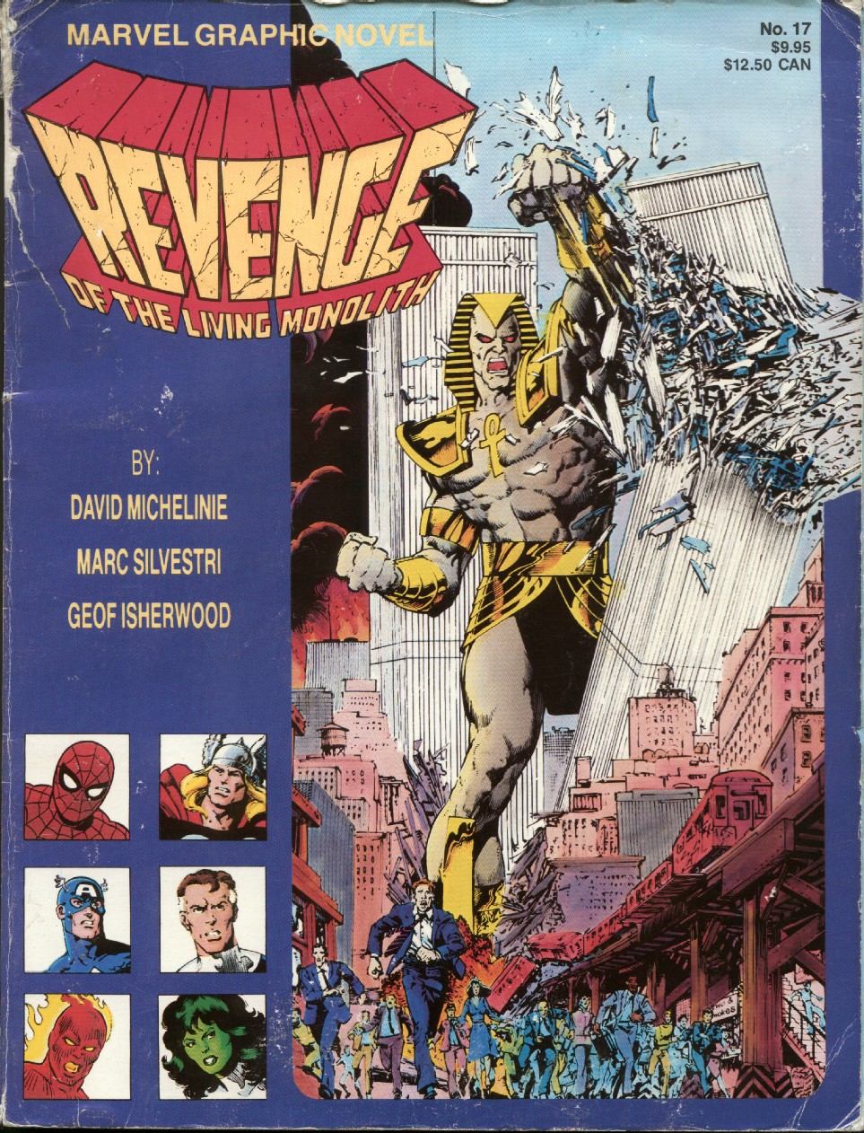 Read online Marvel Graphic Novel comic -  Issue #17 - Revenge of the Living Monolith - 1