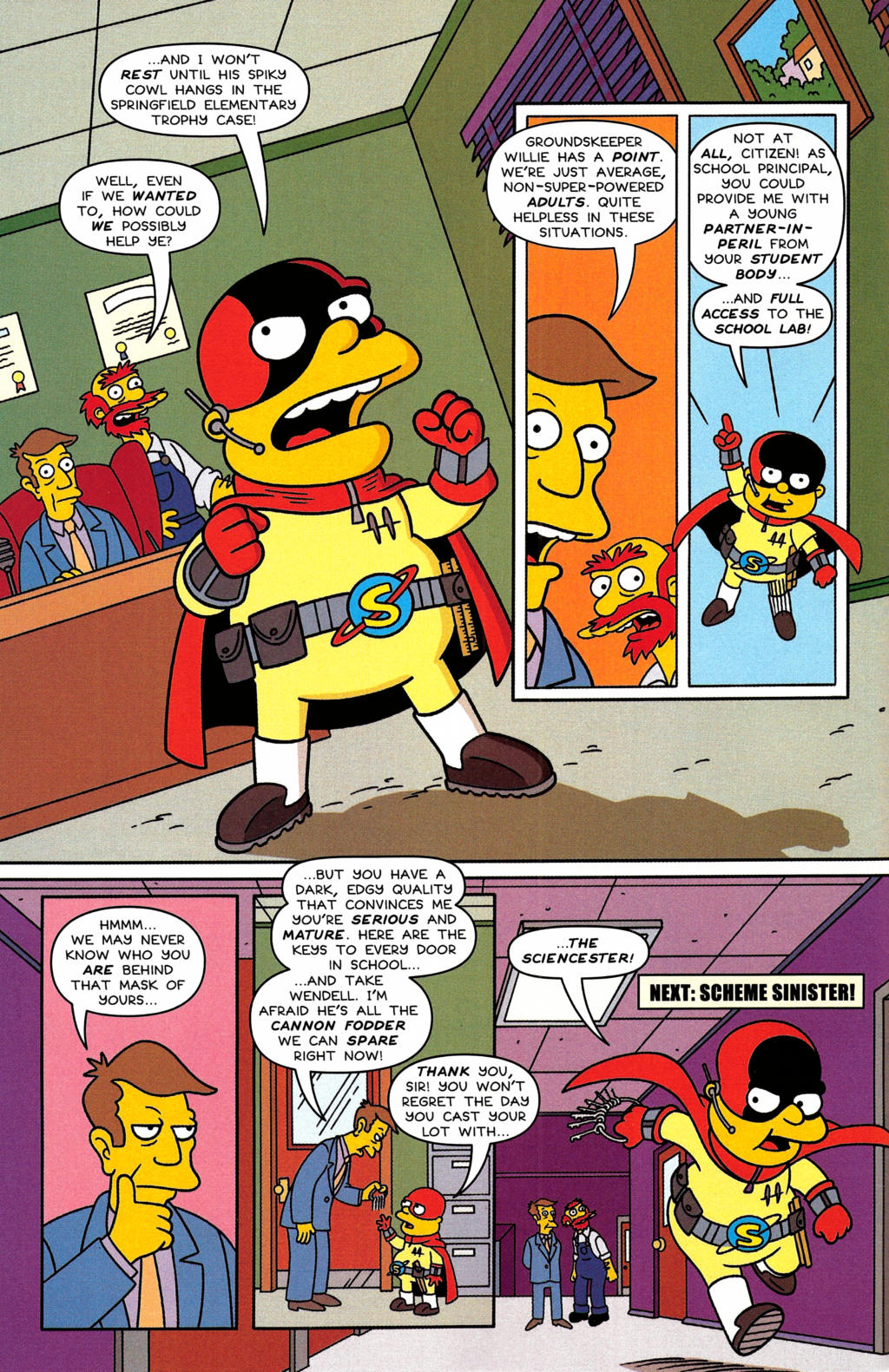 Read online Bongo Comics Presents Simpsons Super Spectacular comic -  Issue #4 - 4