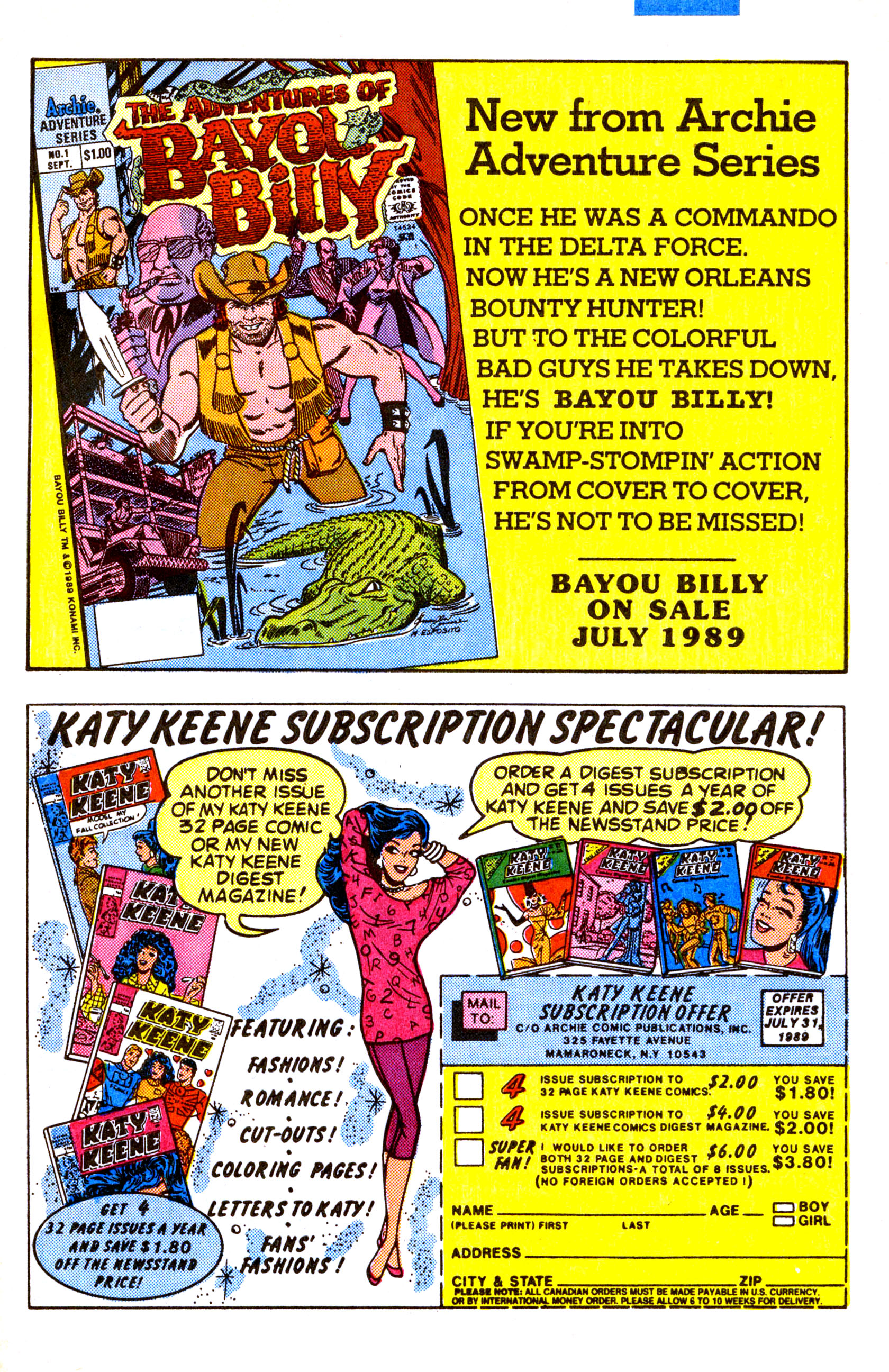 Read online Katy Keene (1983) comic -  Issue #31 - 33
