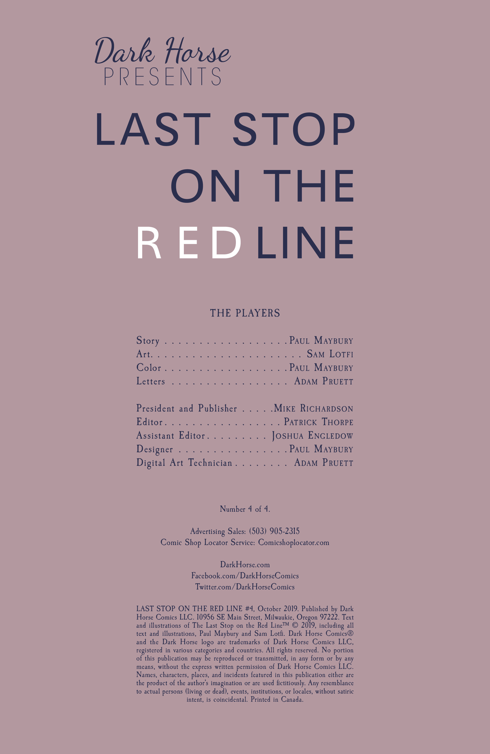 Read online Last Stop On the Red Line comic -  Issue #4 - 2