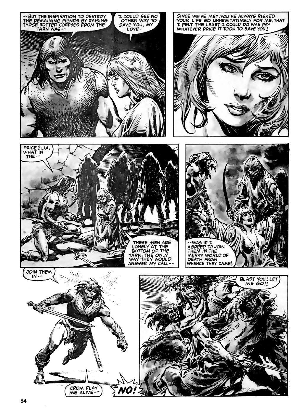 Read online The Savage Sword Of Conan comic -  Issue #96 - 54