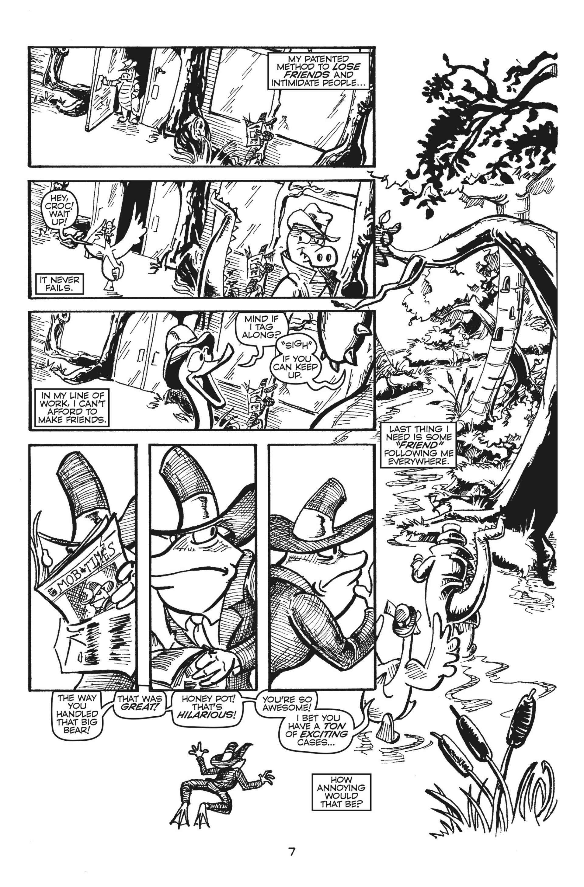 Read online Charlie Croc: Private Eye comic -  Issue #1 - 9
