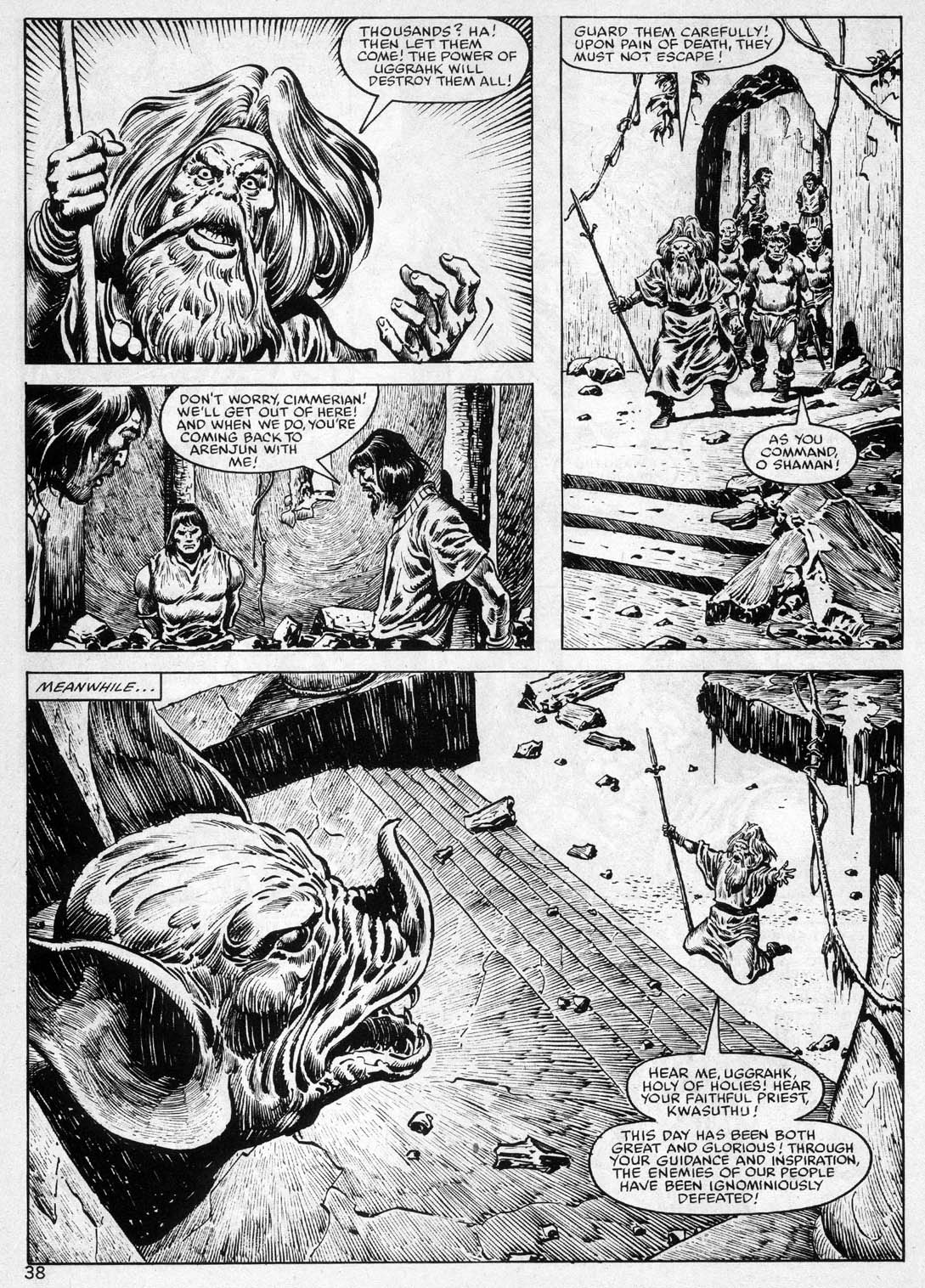 Read online The Savage Sword Of Conan comic -  Issue #100 - 34