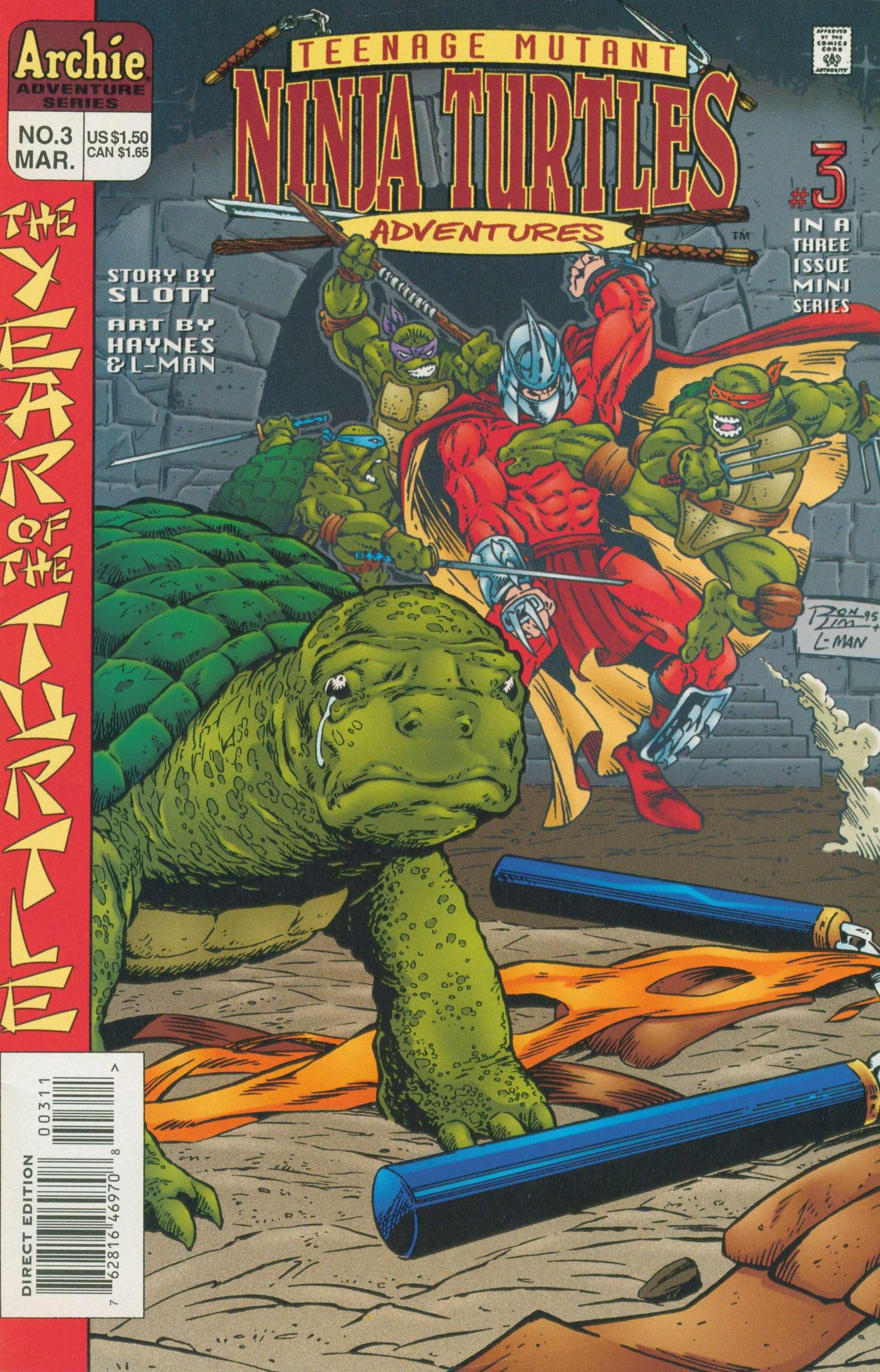 Read online Teenage Mutant Ninja Turtles Adventures (1996) comic -  Issue #3 - 1