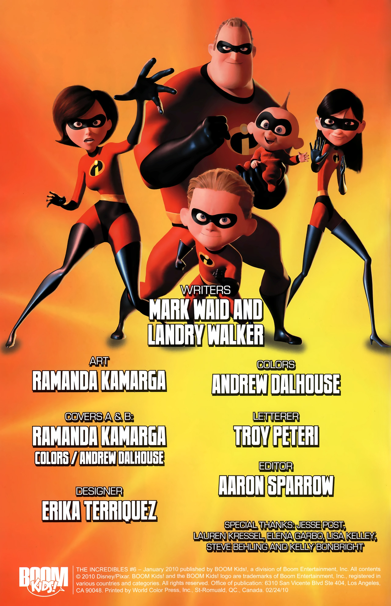 Read online The Incredibles comic - Issue #6.
