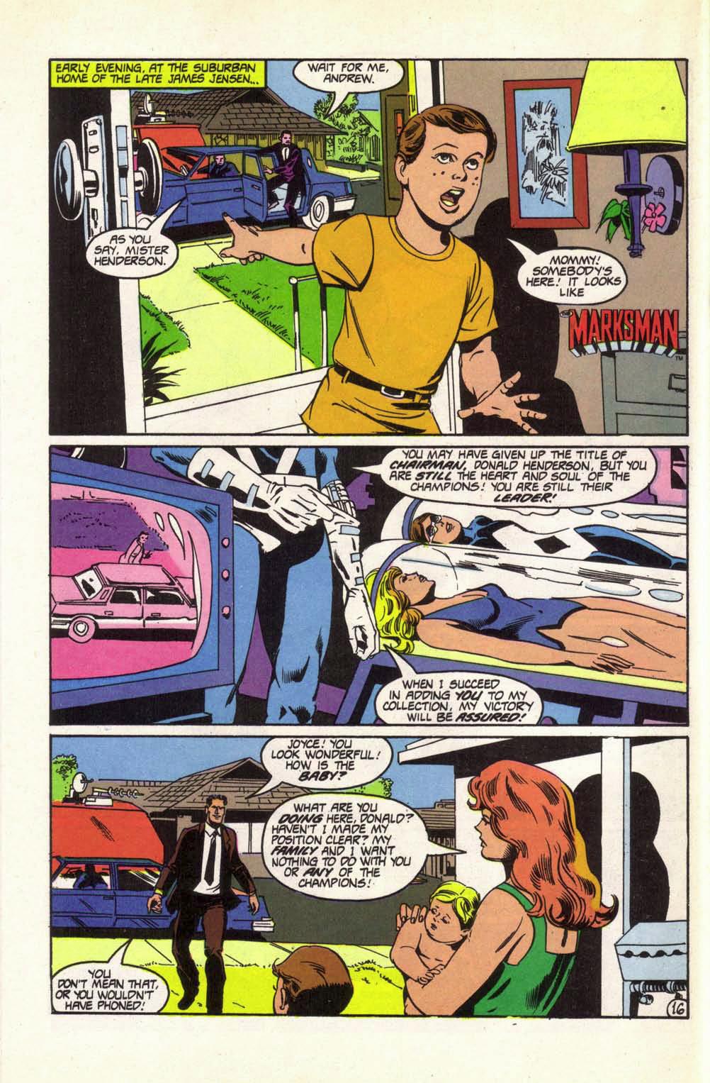 Read online Champions (1987) comic -  Issue #6 - 18