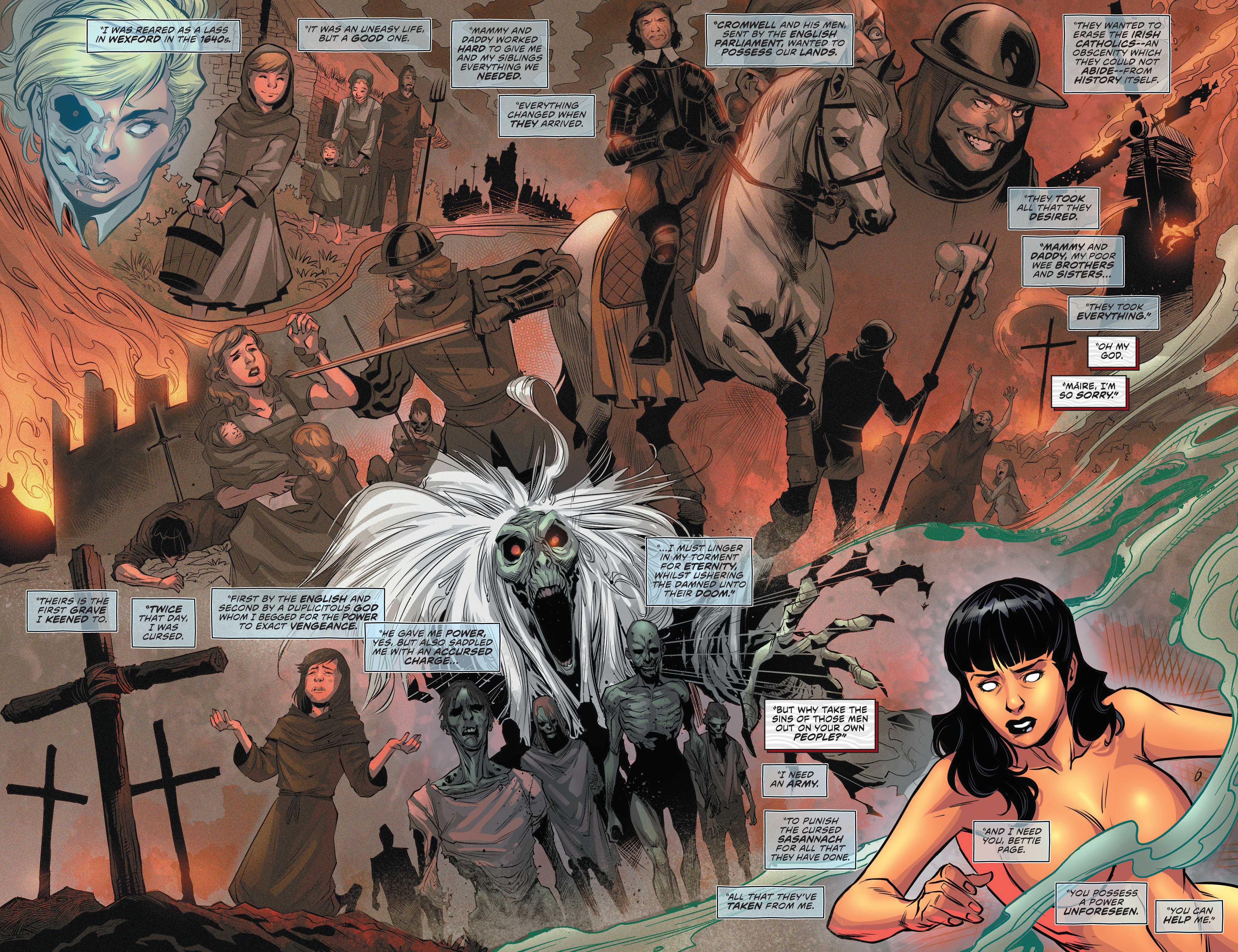 Read online Bettie Page & The Curse of the Banshee comic -  Issue #3 - 23
