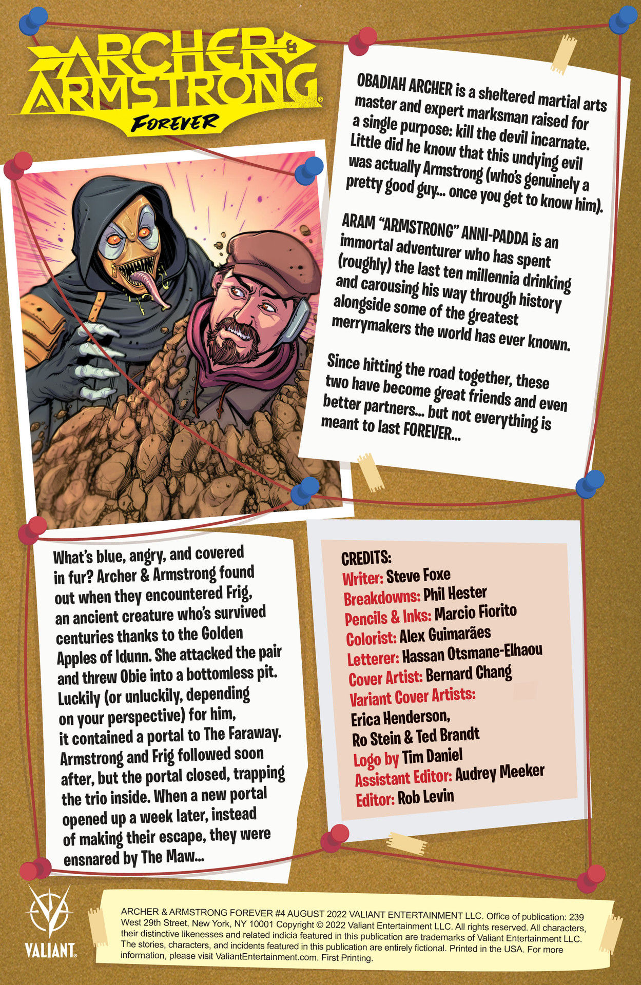 Read online Archer & Armstrong Forever comic -  Issue #4 - 2