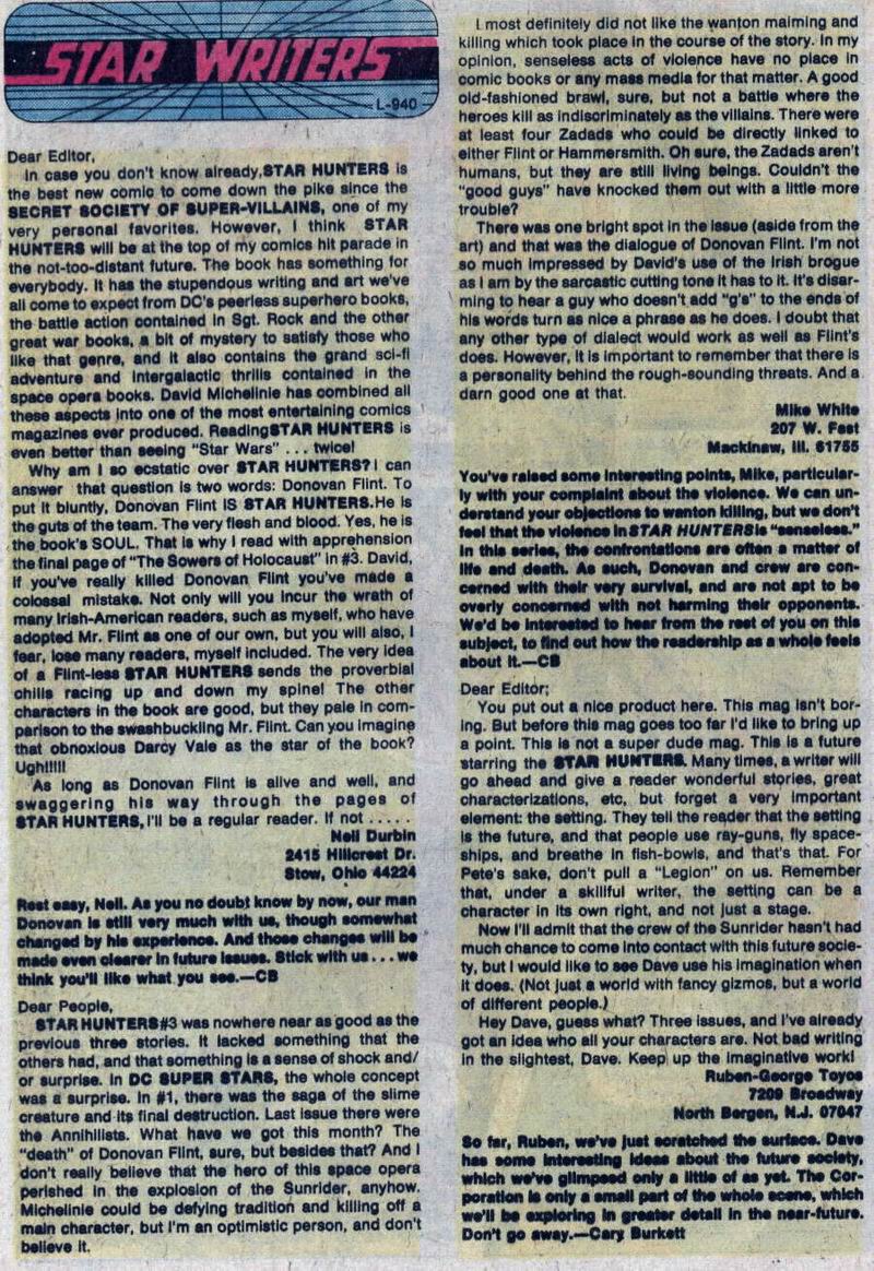 Read online Star Hunters comic -  Issue #5 - 19