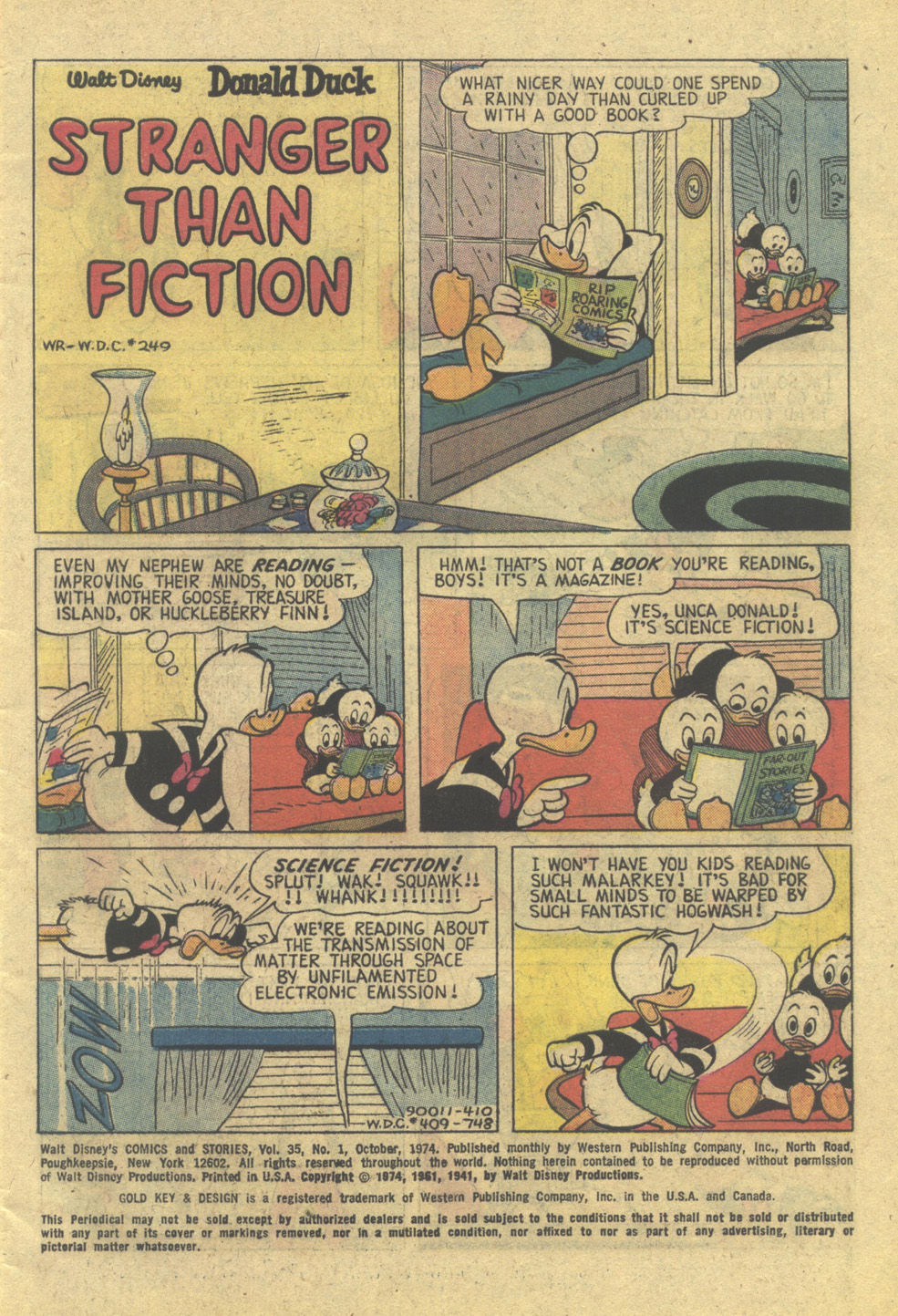 Read online Walt Disney's Comics and Stories comic -  Issue #409 - 2