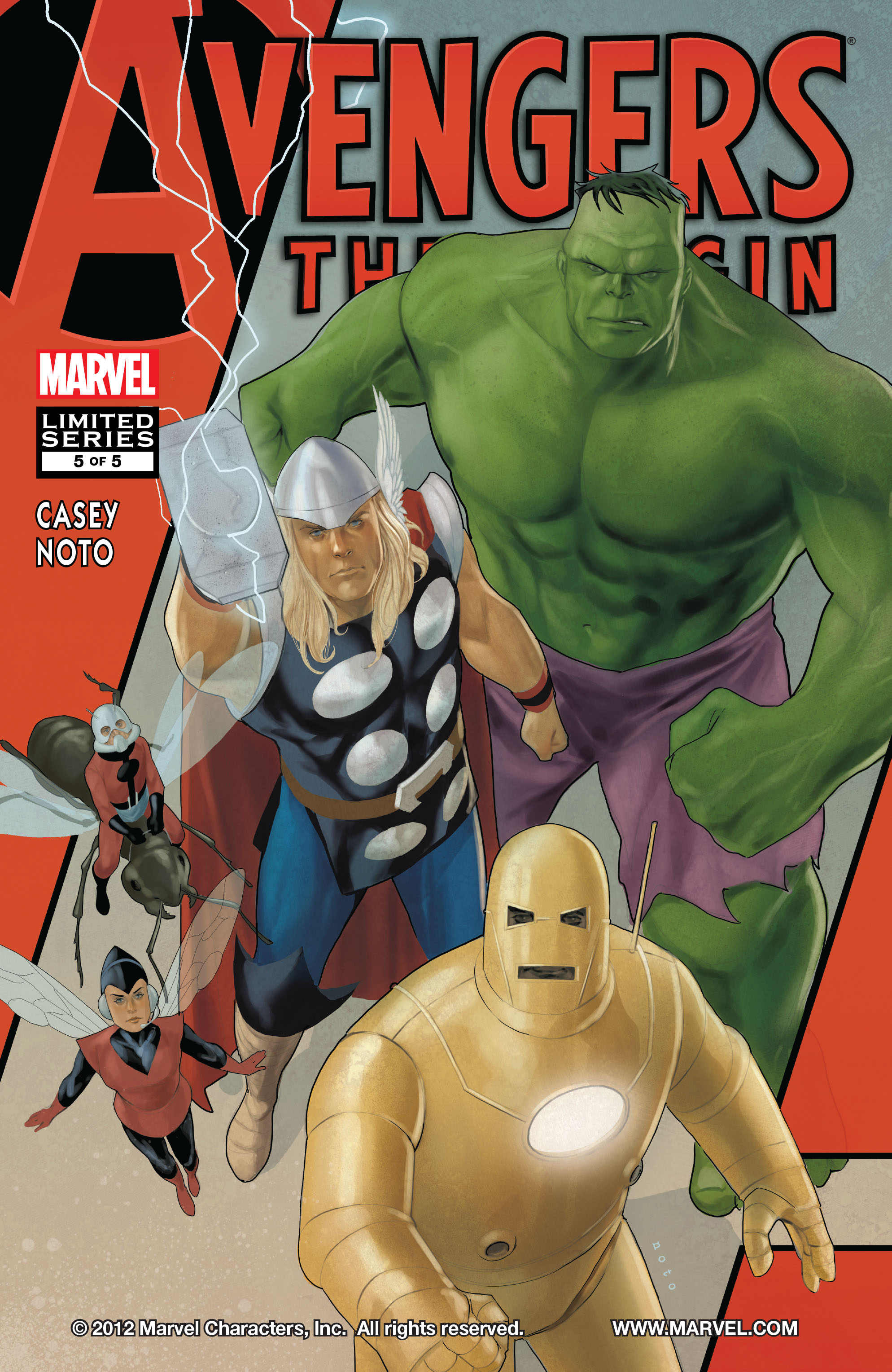 Read online Avengers: The Origin comic -  Issue #5 - 1