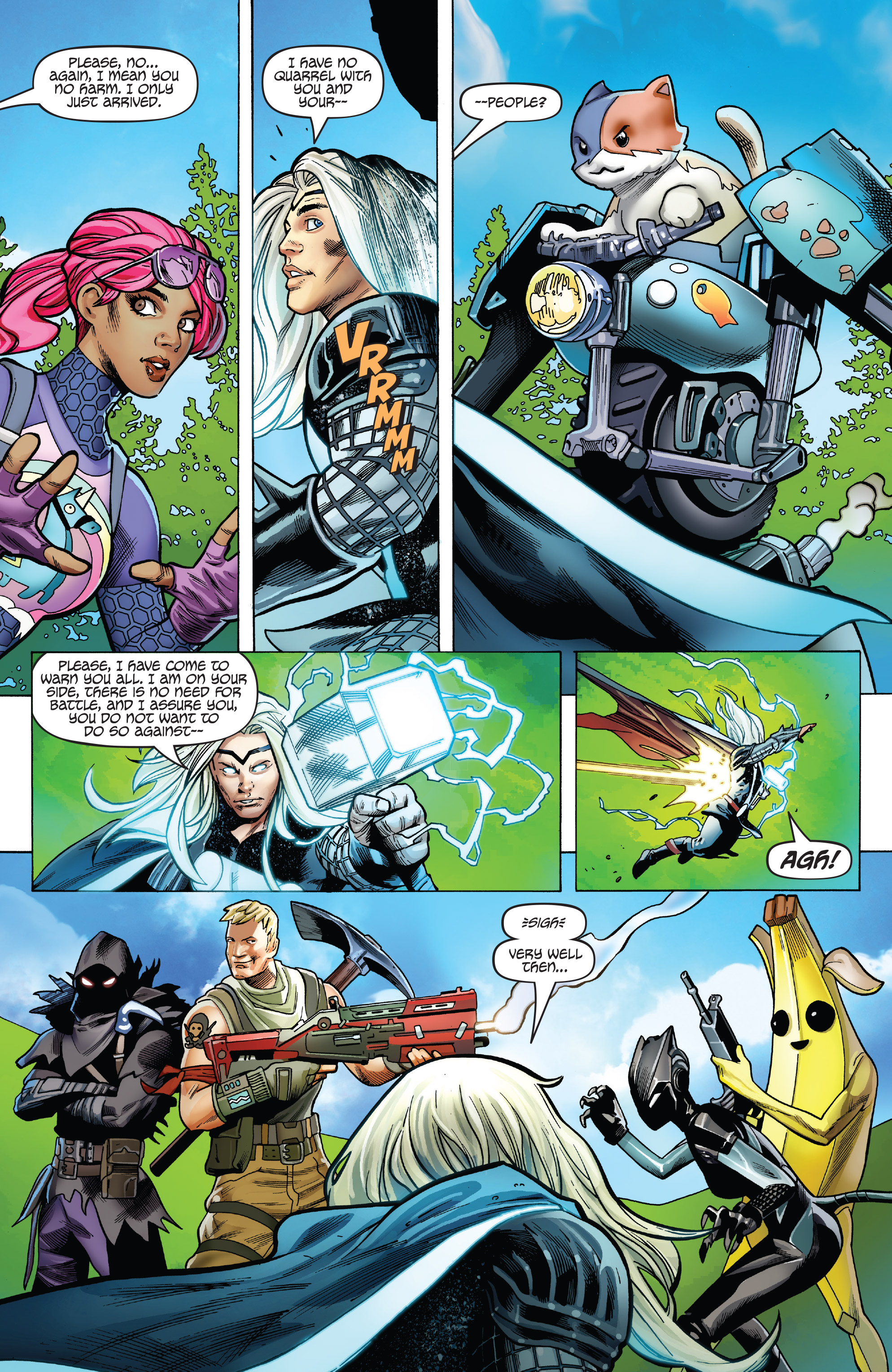 Read online Fortnite x Marvel - Nexus War comic -  Issue # Thor - 6
