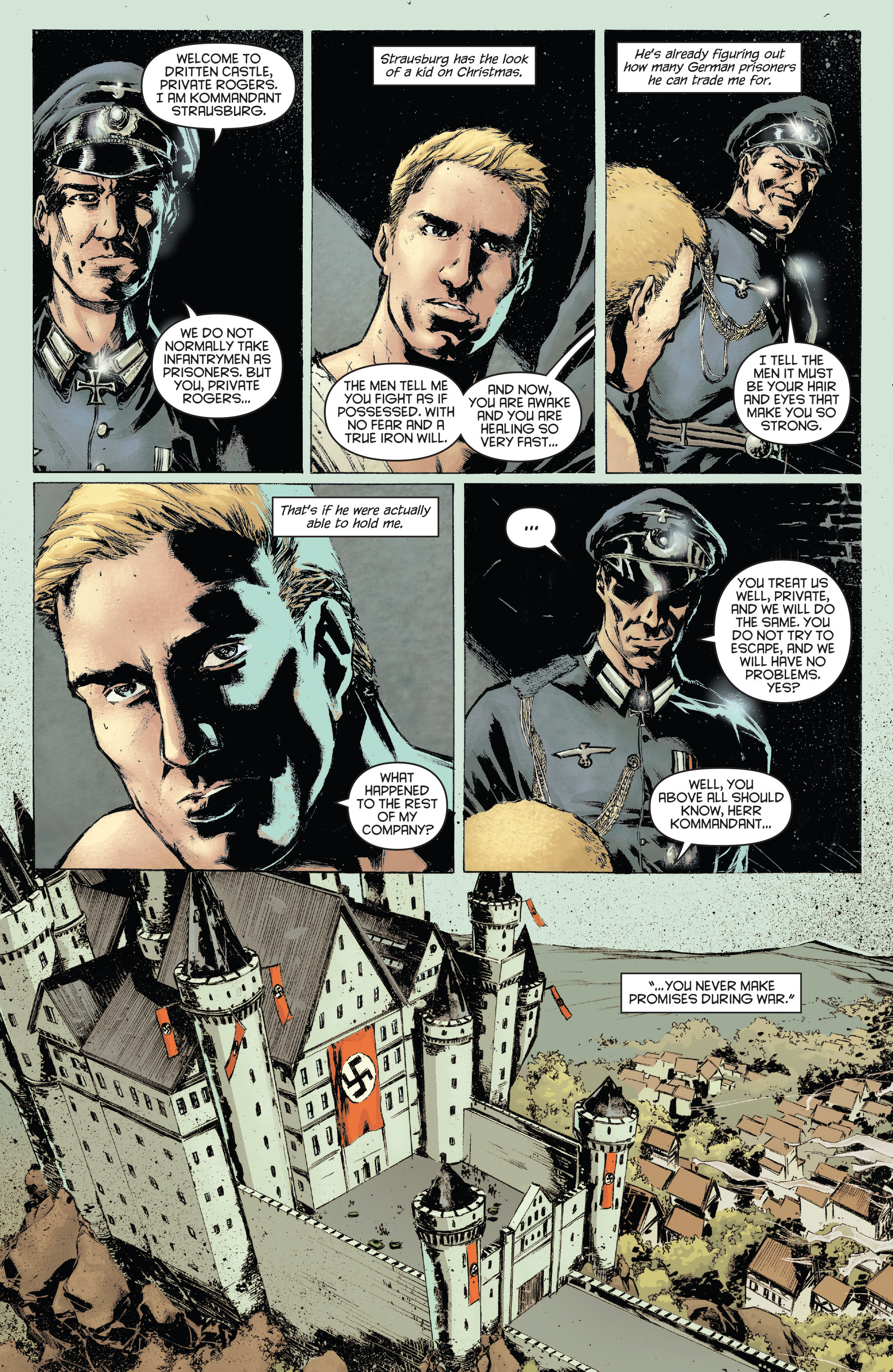 Captain America Theater Of War:  Prisoners Of Duty Full Page 7