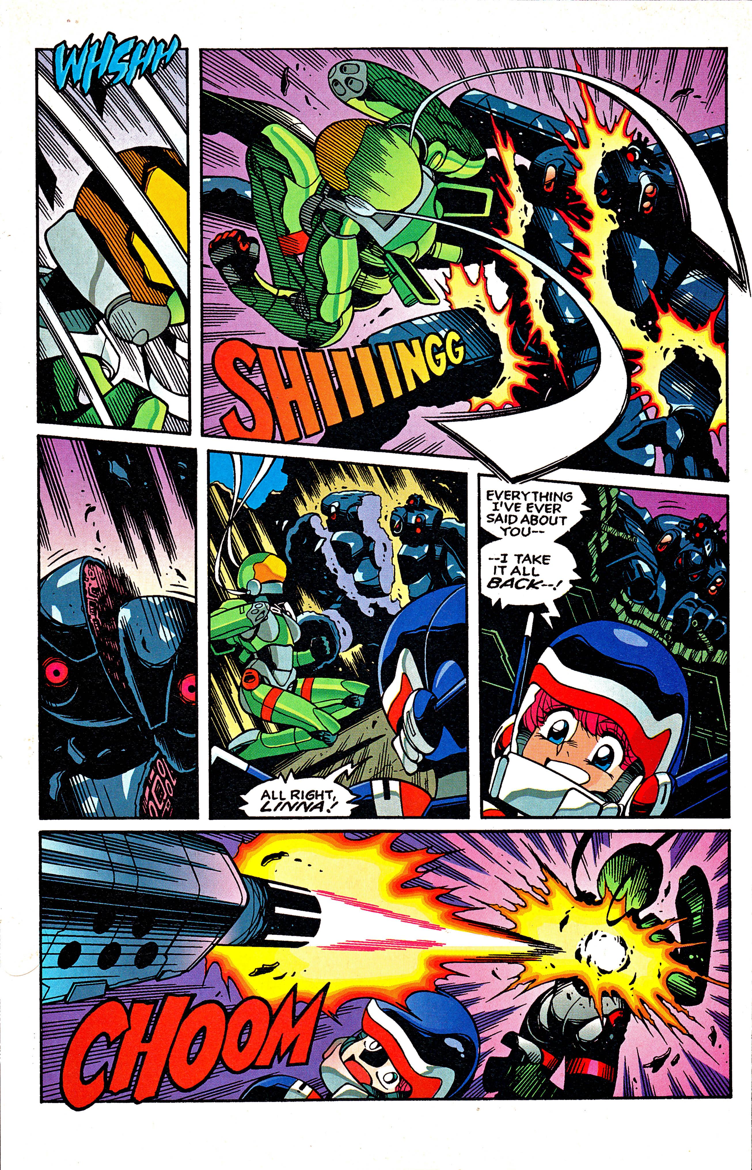 Read online Bubblegum Crisis: Grand Mal comic -  Issue #4 - 18