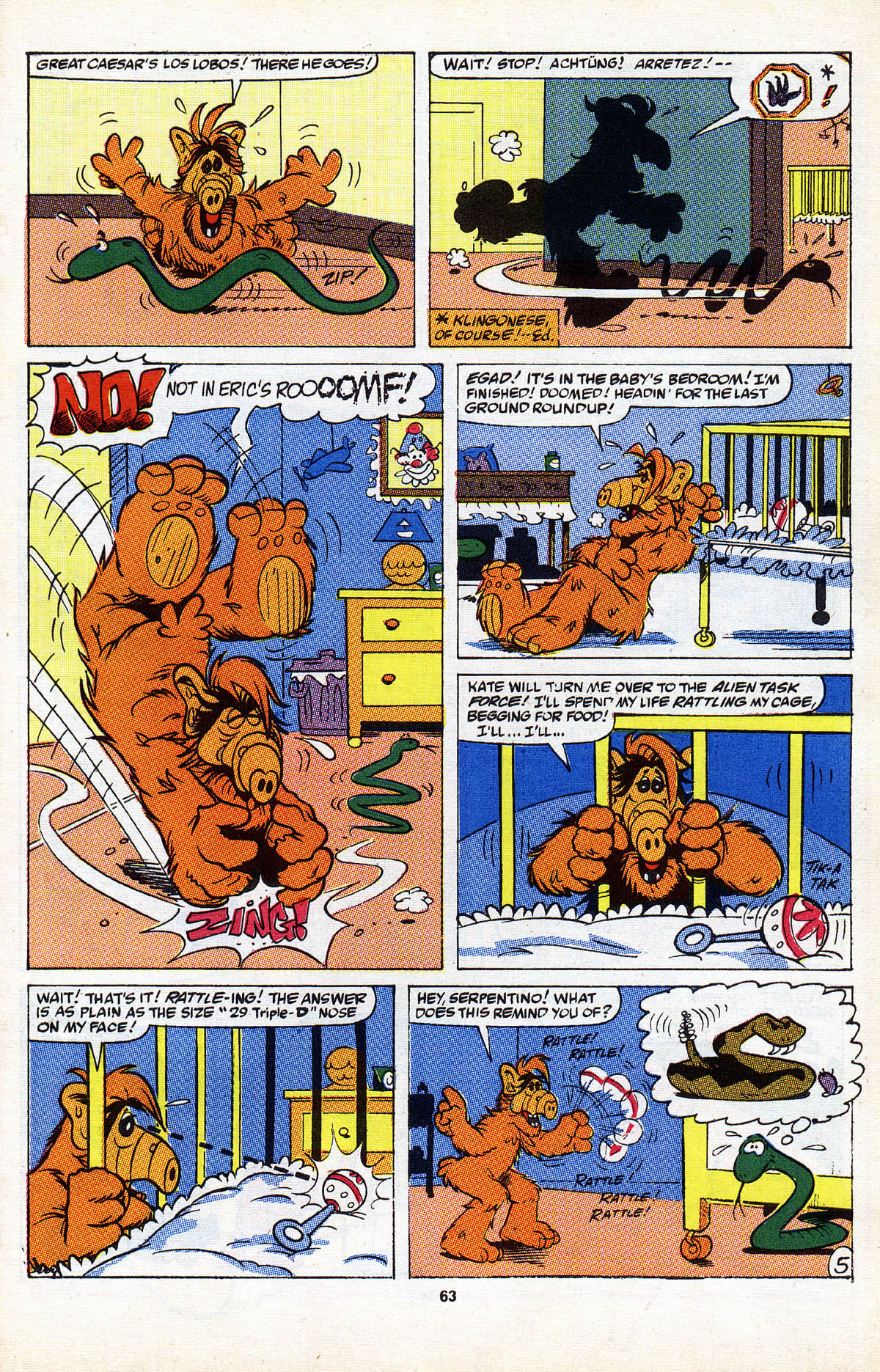 Read online ALF Holiday Special comic -  Issue #2 - 64
