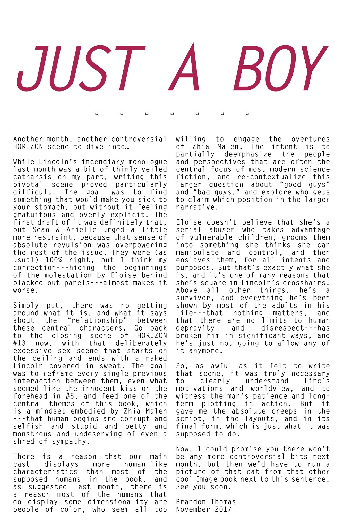 Read online Horizon comic -  Issue #16 - 23