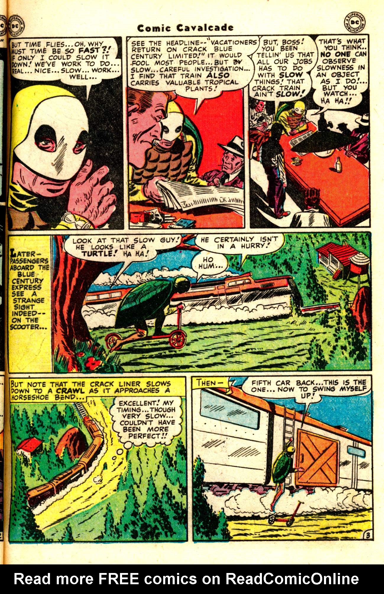 Read online Comic Cavalcade comic -  Issue #24 - 49