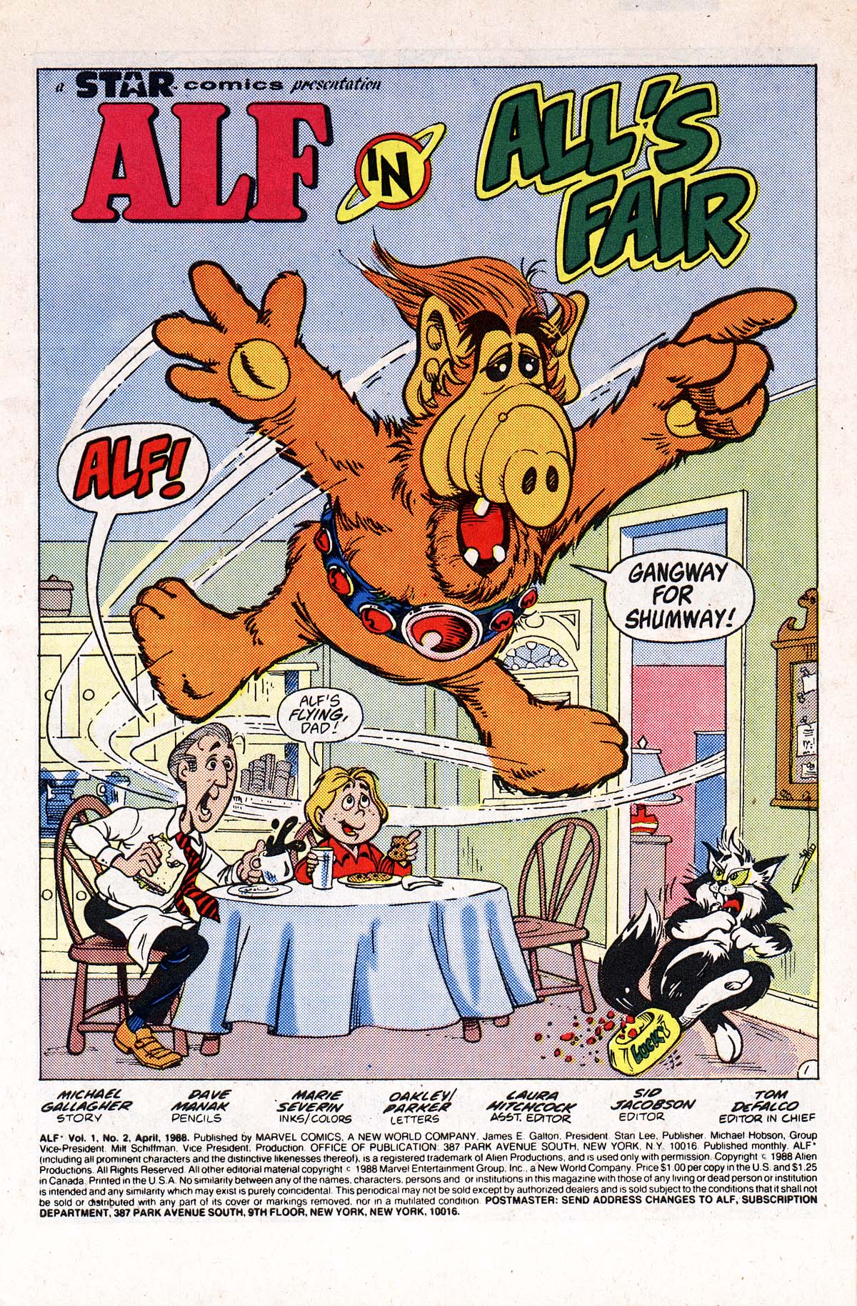 Read online ALF comic -  Issue #2 - 2