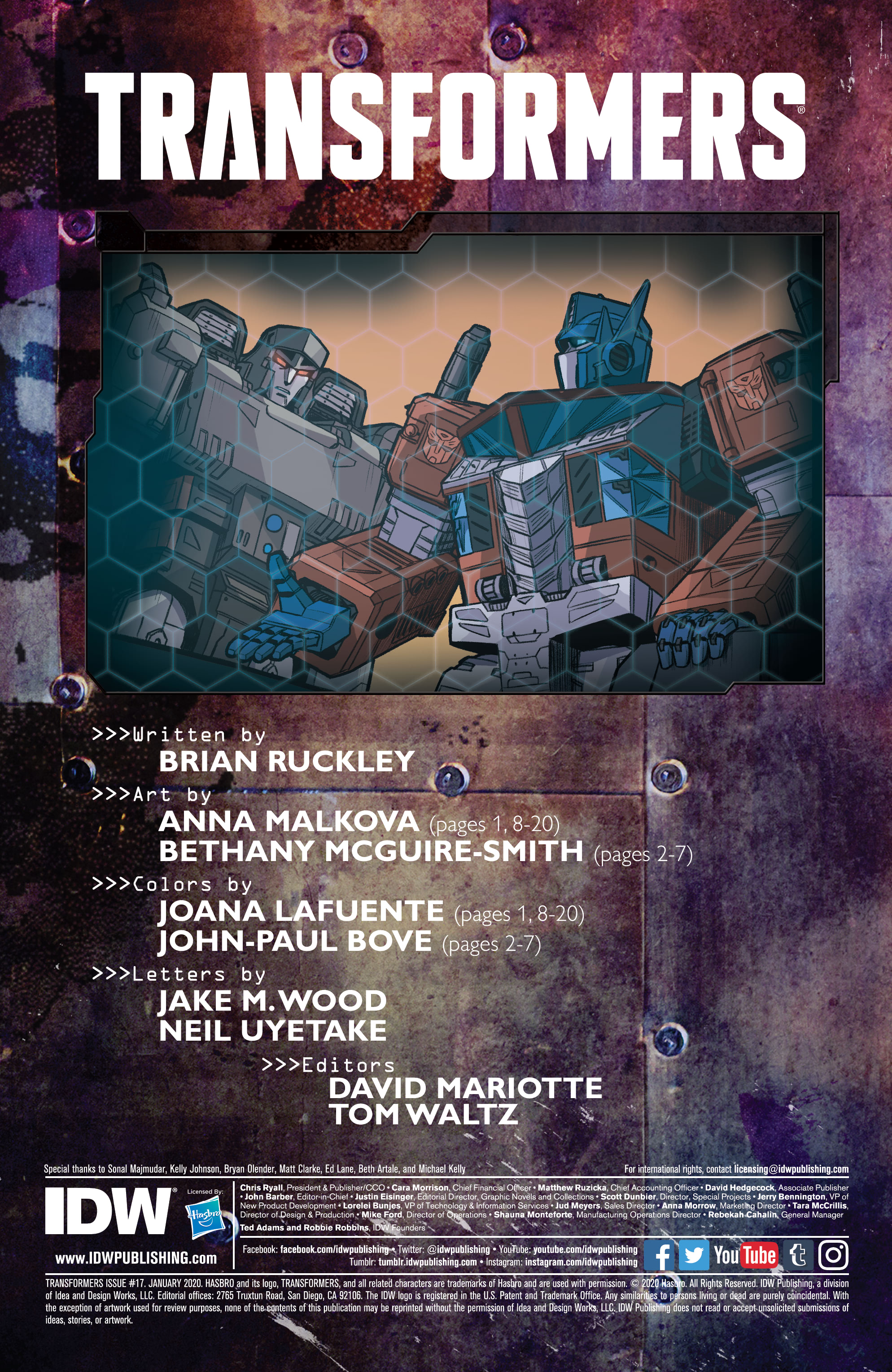 Read online Transformers (2019) comic -  Issue #17 - 2