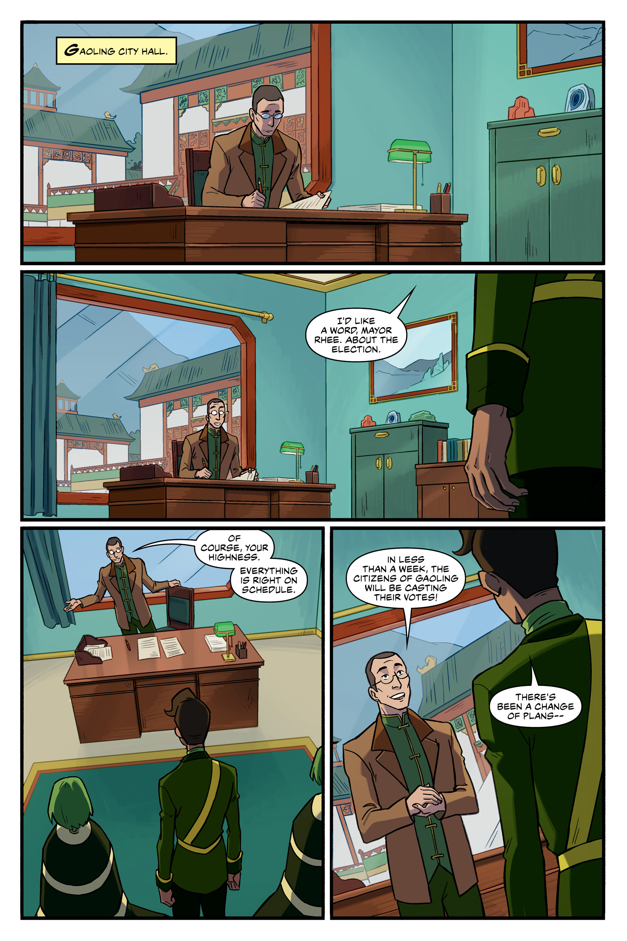 Read online Nickelodeon The Legend of Korra: Ruins of the Empire comic -  Issue # TPB 3 - 12