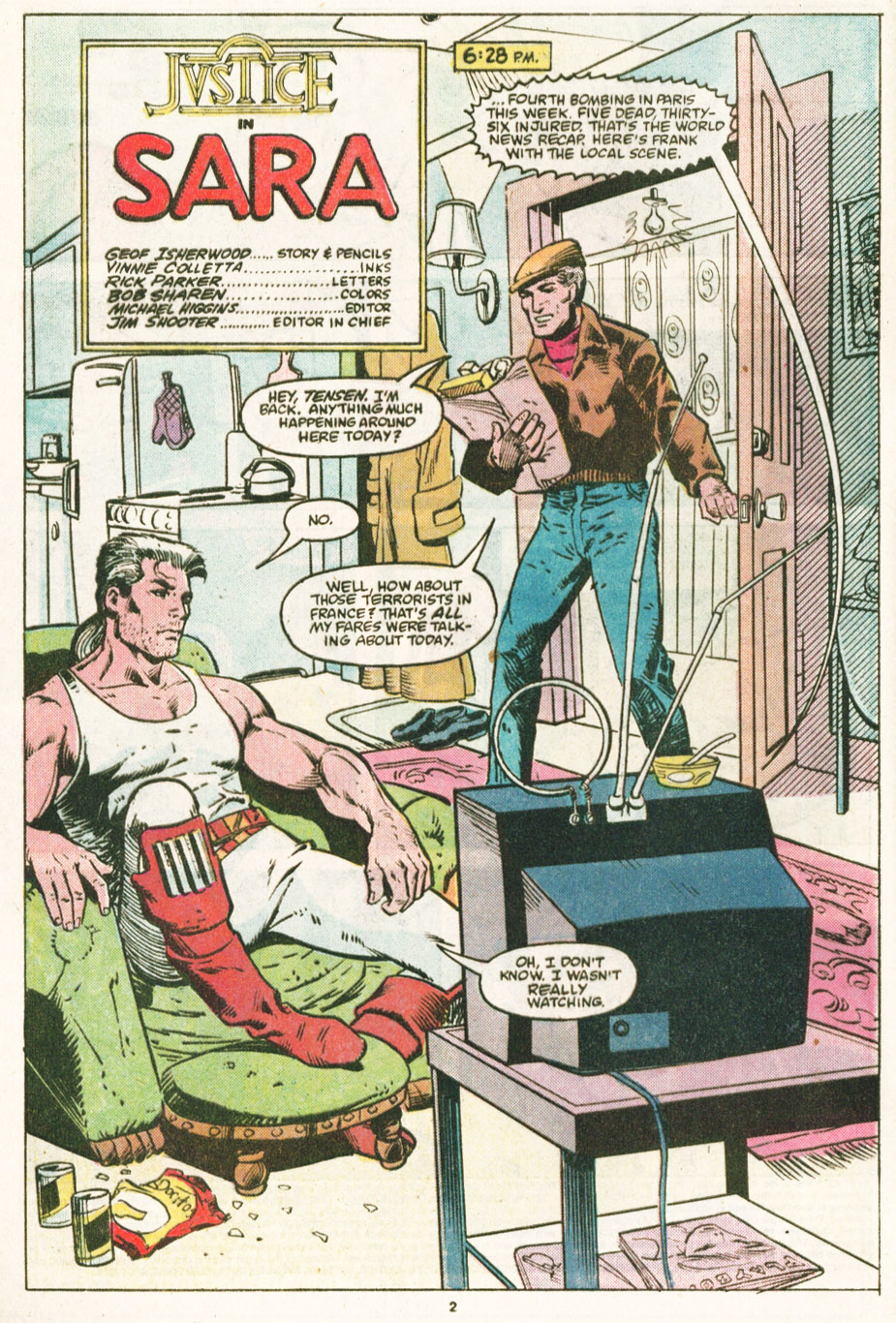 Read online Justice (1986) comic -  Issue #6 - 3