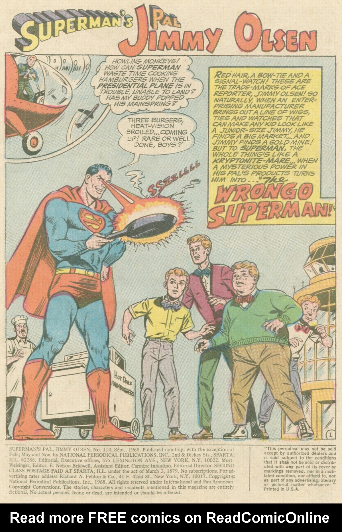 Read online Superman's Pal Jimmy Olsen comic -  Issue #114 - 3